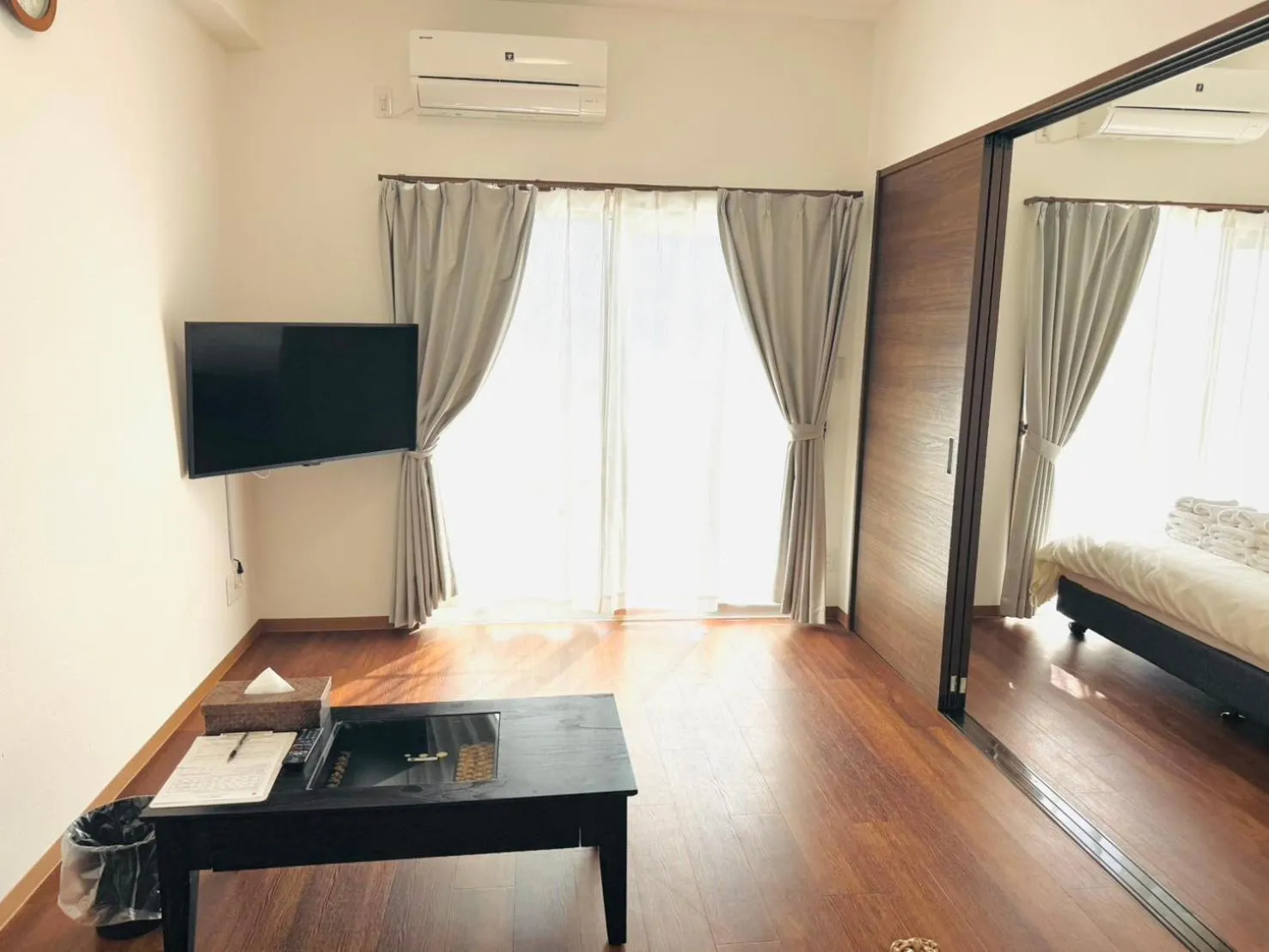 Living room, Bed in HOTEL Ishigakijima 2020