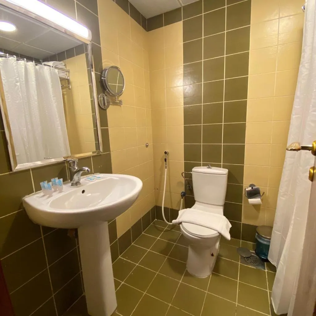 Bathroom in فندق قصر الاندلس بلس