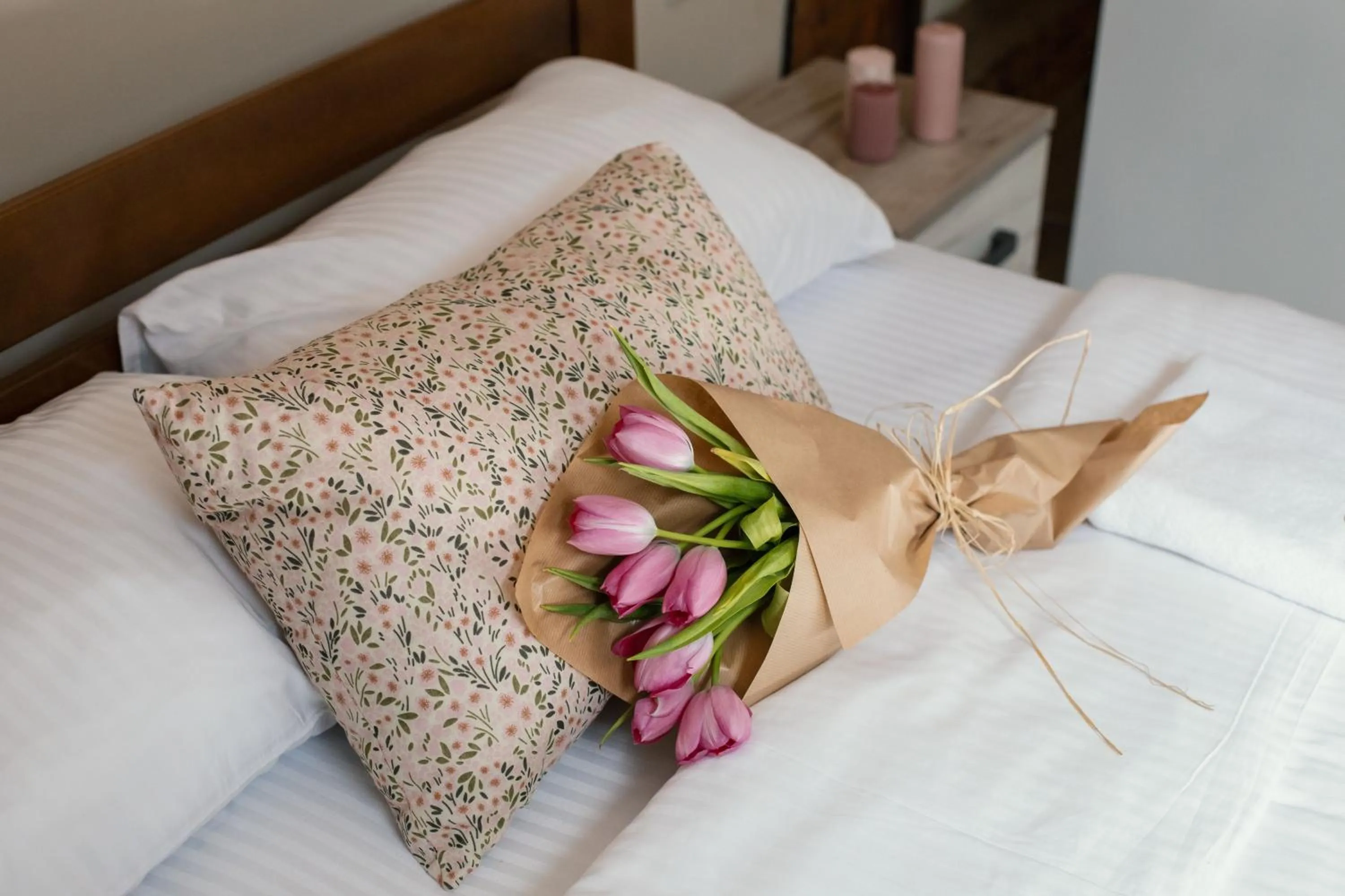 Bed in Step to Kotor bay Guesthouse