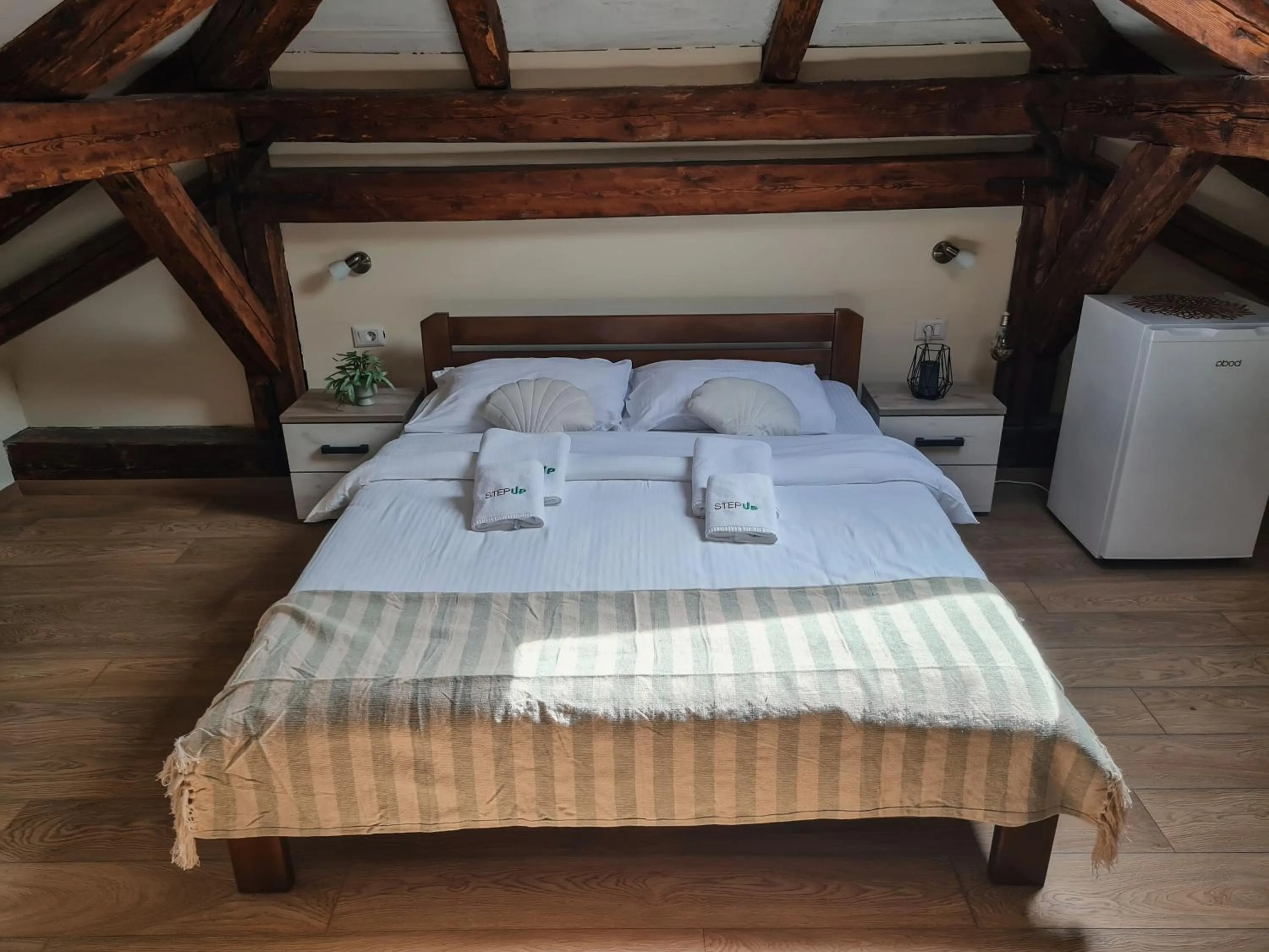Bed in Step to Kotor bay Guesthouse