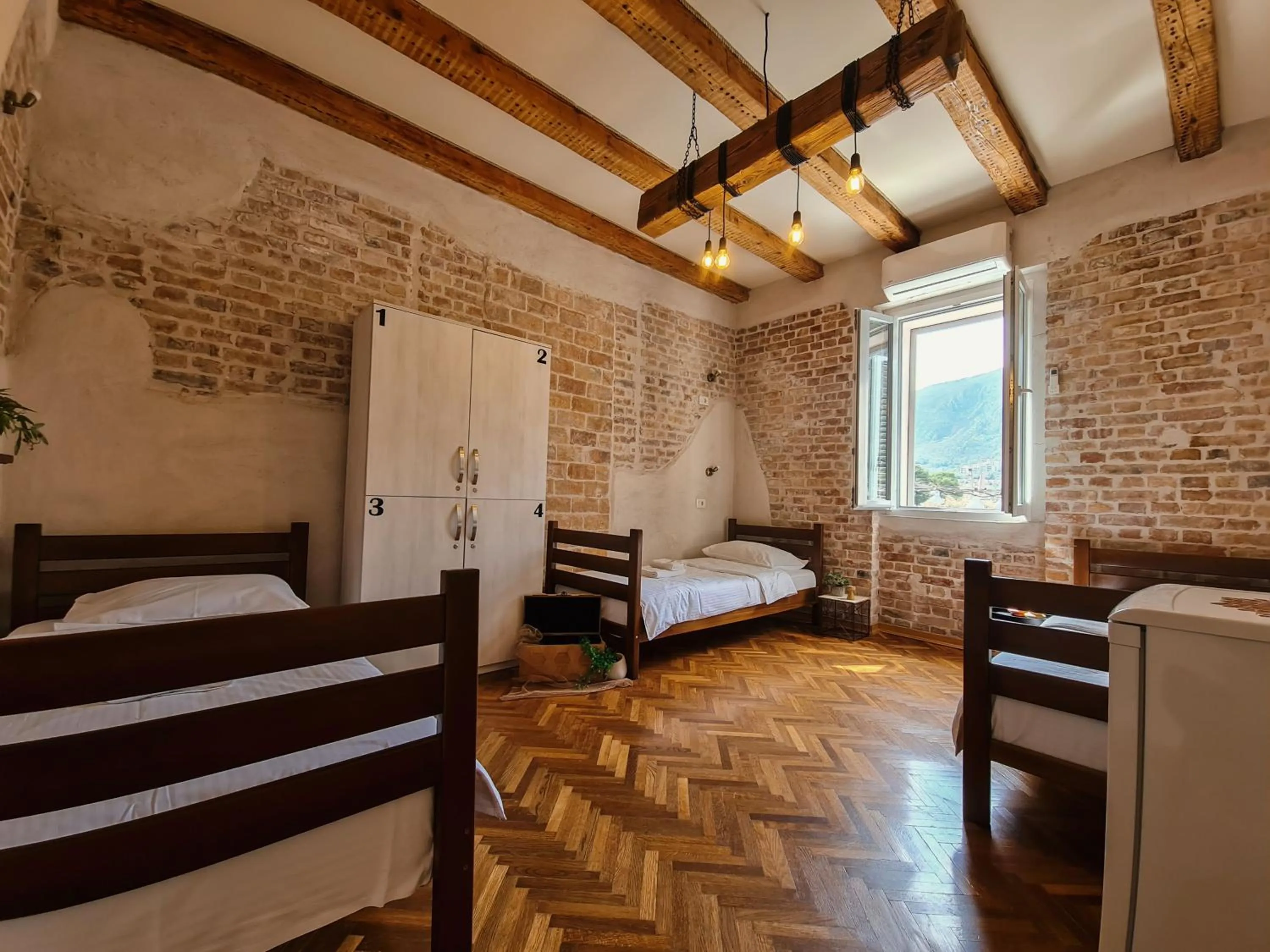Photo of the whole room, Bed in Step to Kotor bay Guesthouse