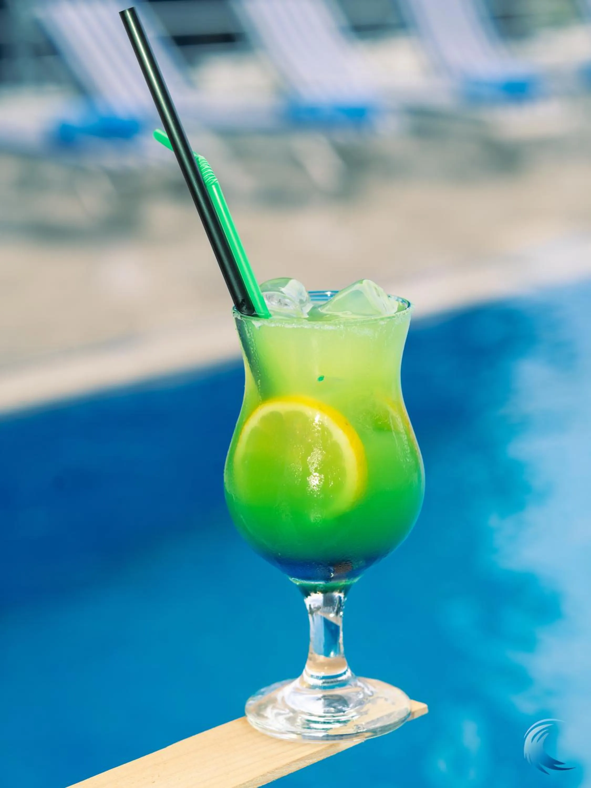 Pool view in New Wave Hotel