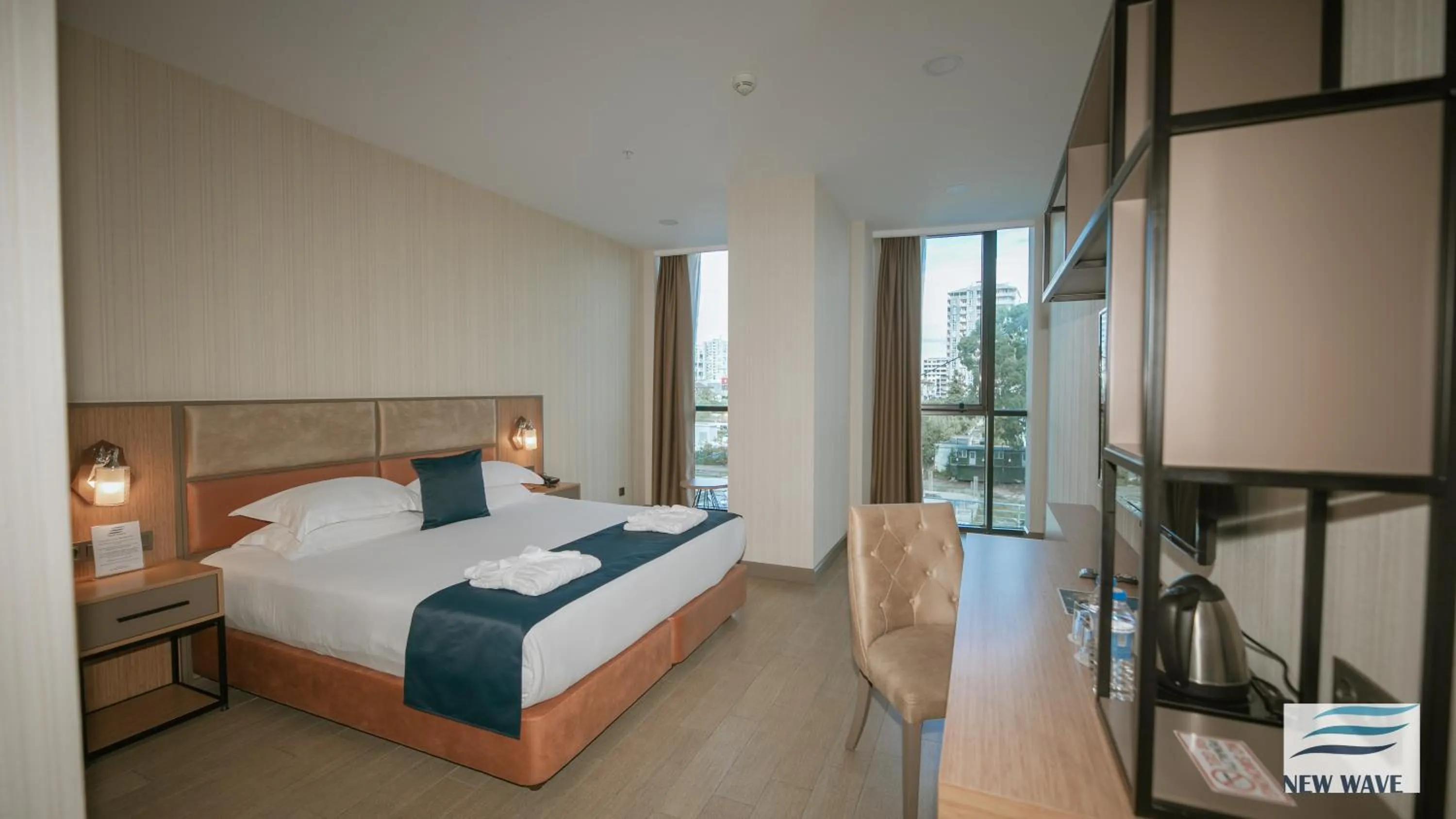 Photo of the whole room, Bed in New Wave Hotel