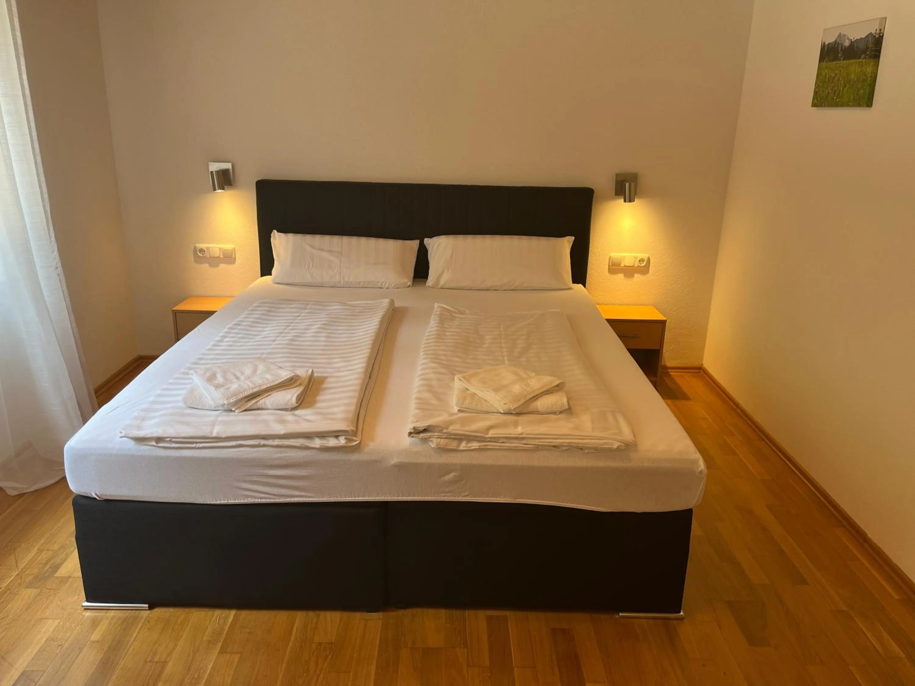 Bed in Gästehaus Forggensee