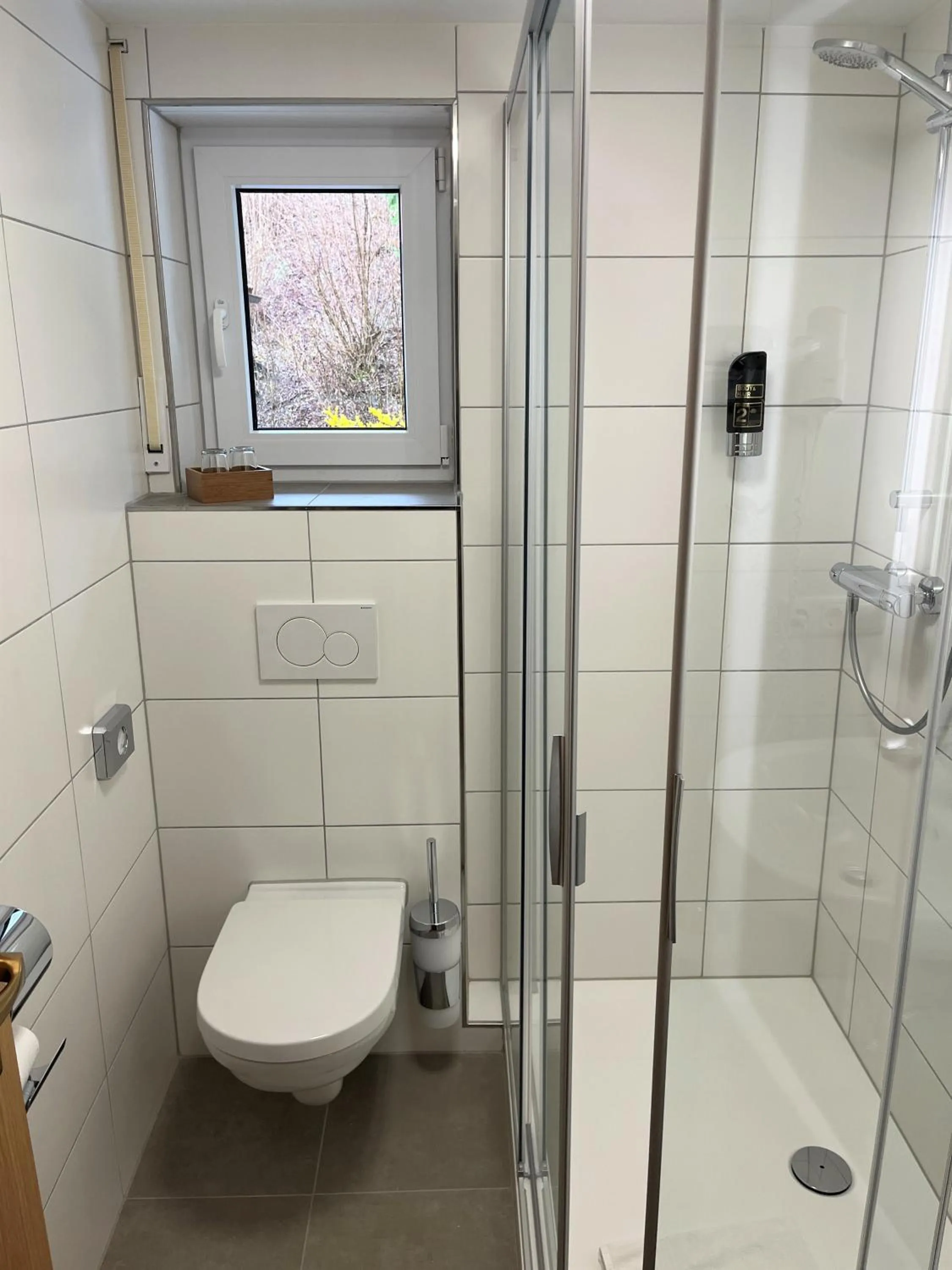 Shower in Gästehaus Forggensee