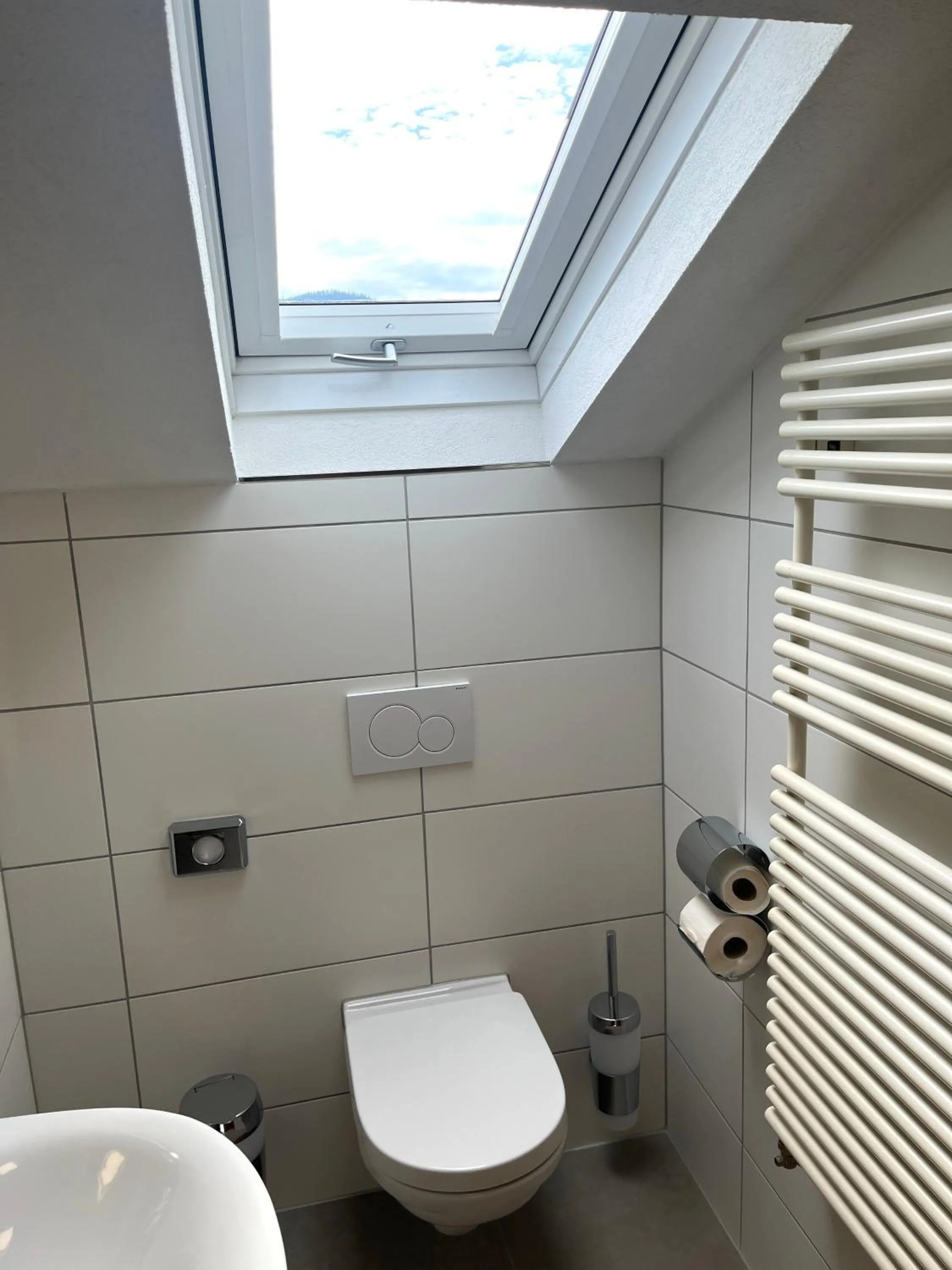 Toilet in Gästehaus Forggensee