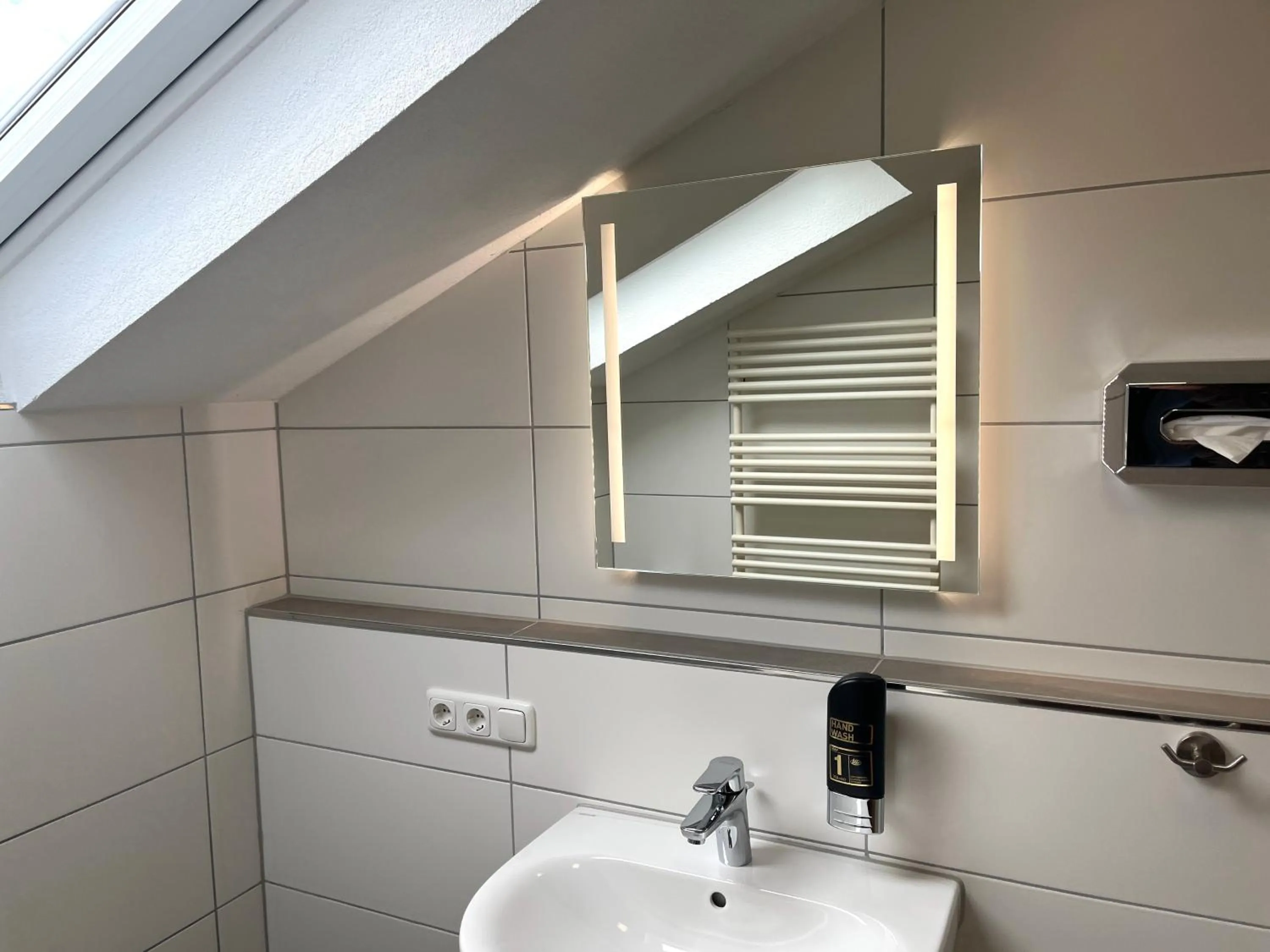 Bathroom in Gästehaus Forggensee