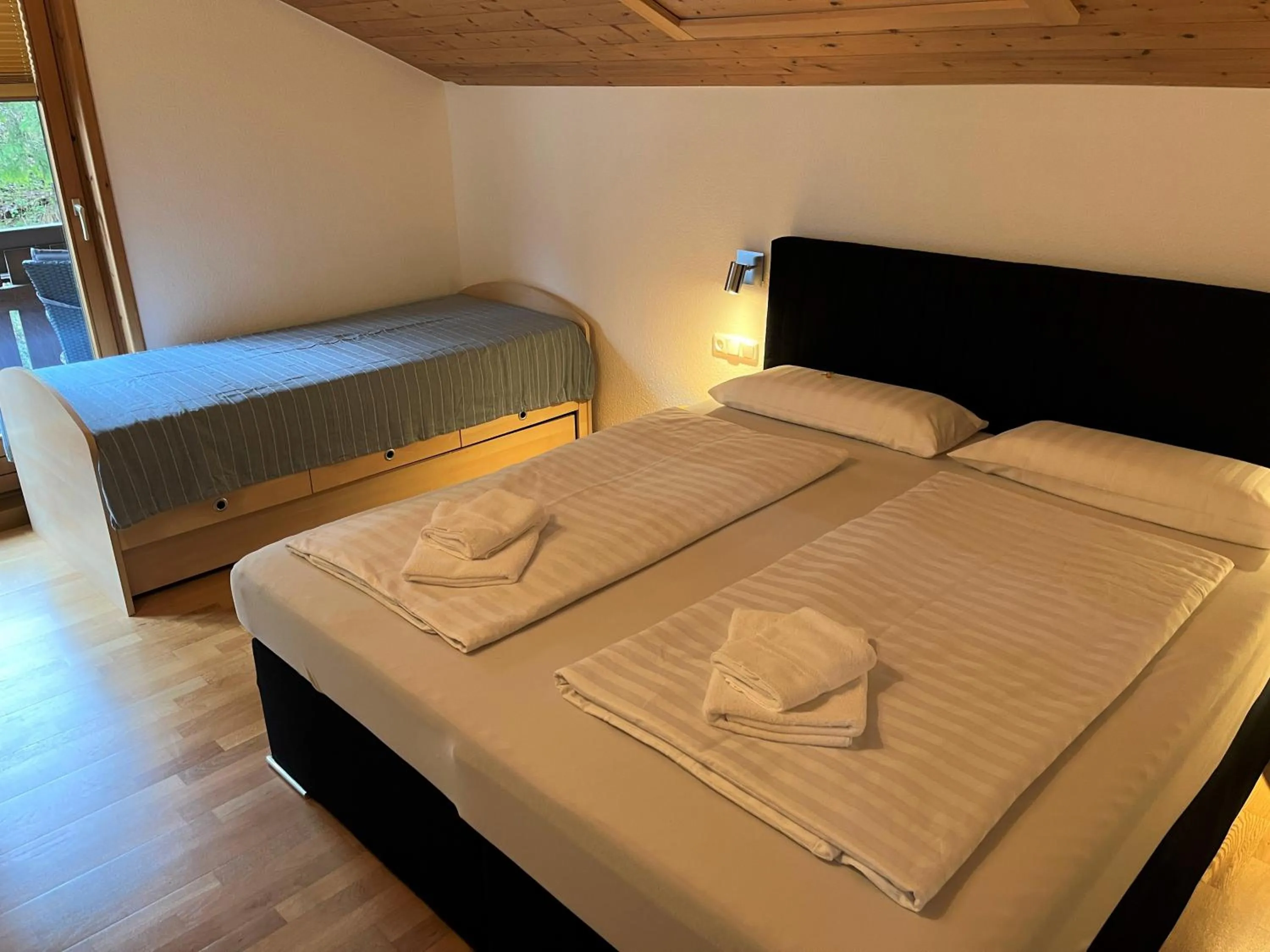 Bed in Gästehaus Forggensee