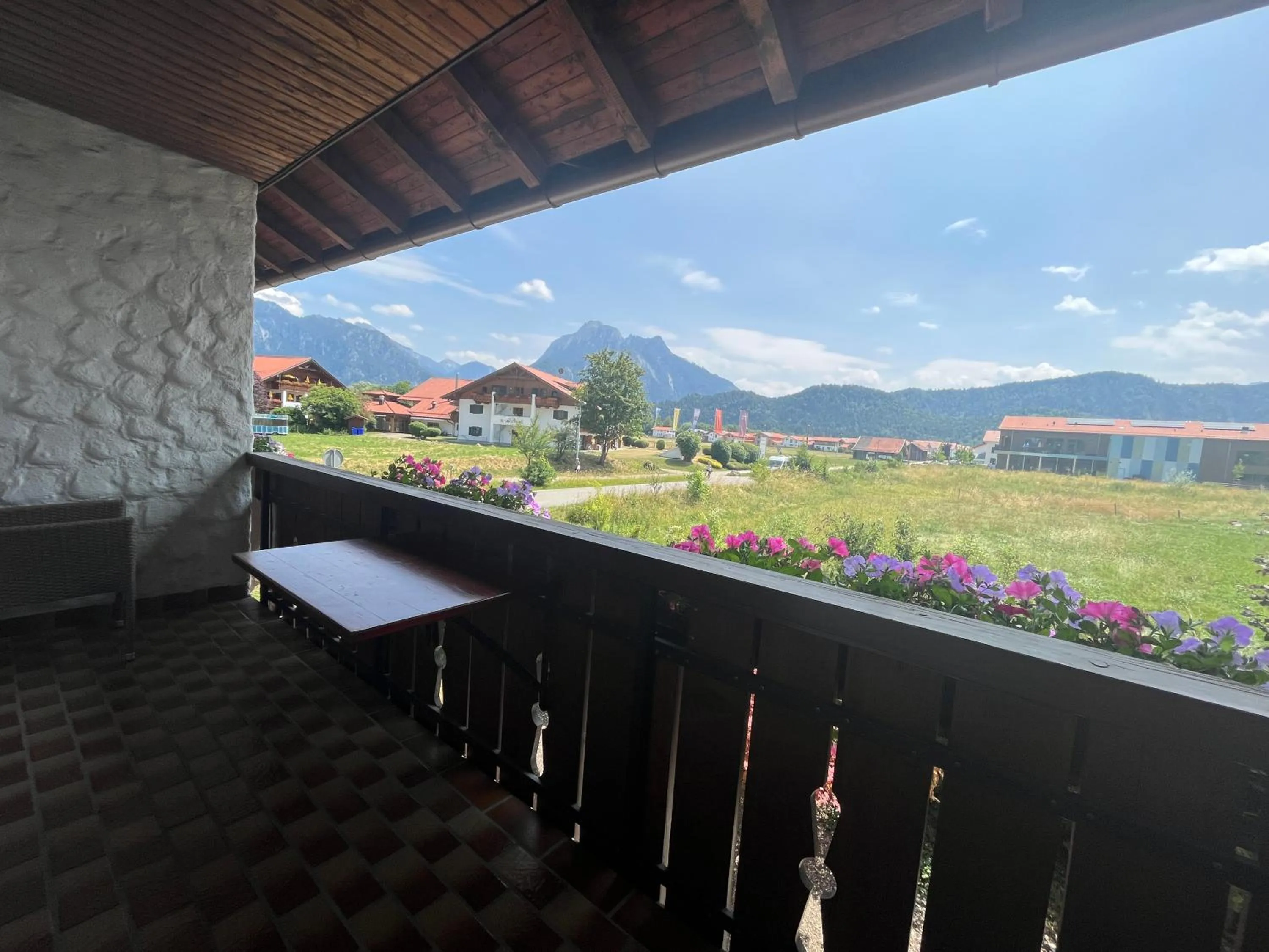 Balcony/Terrace in Gästehaus Forggensee