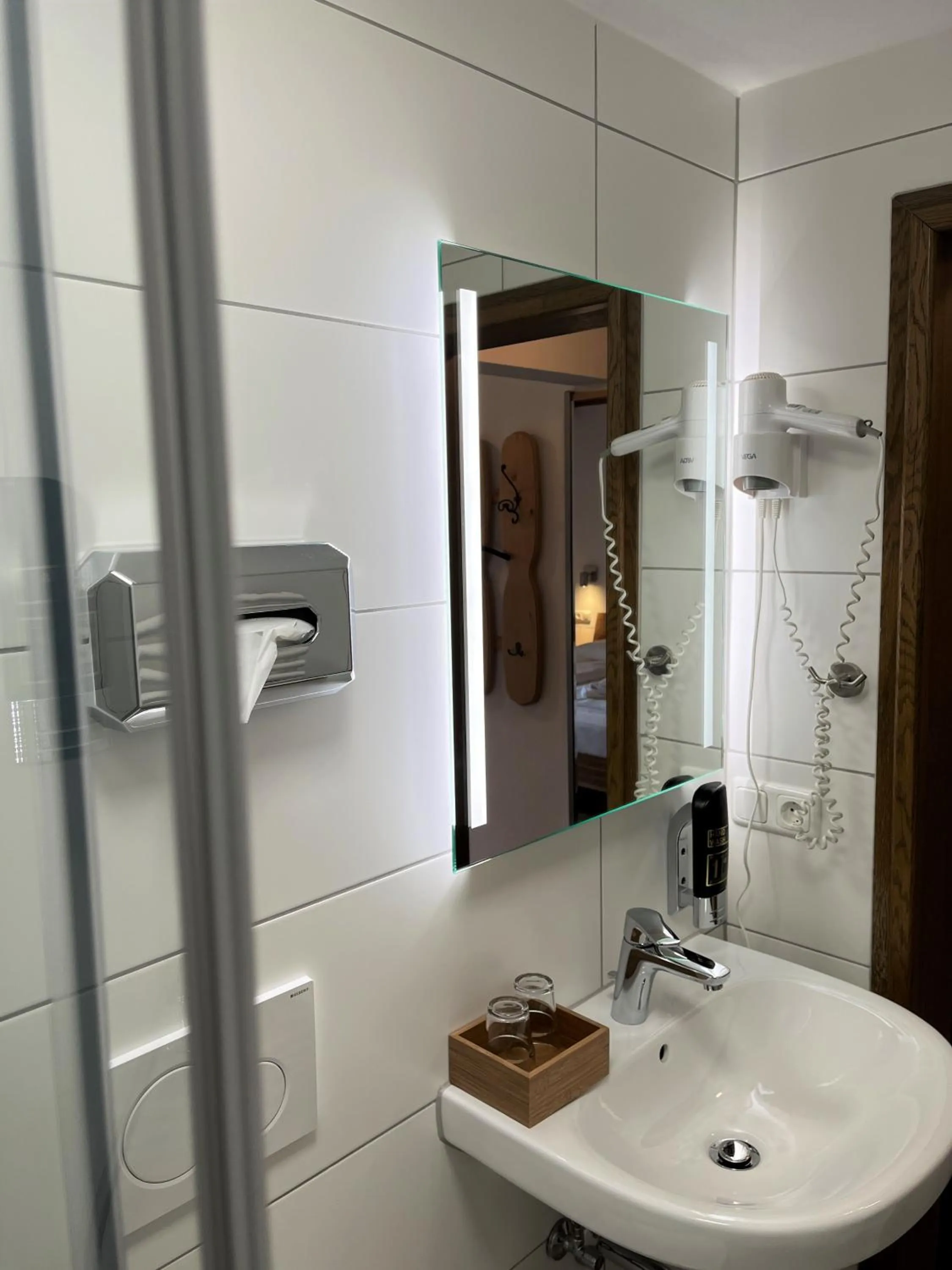 Bathroom in Gästehaus Forggensee