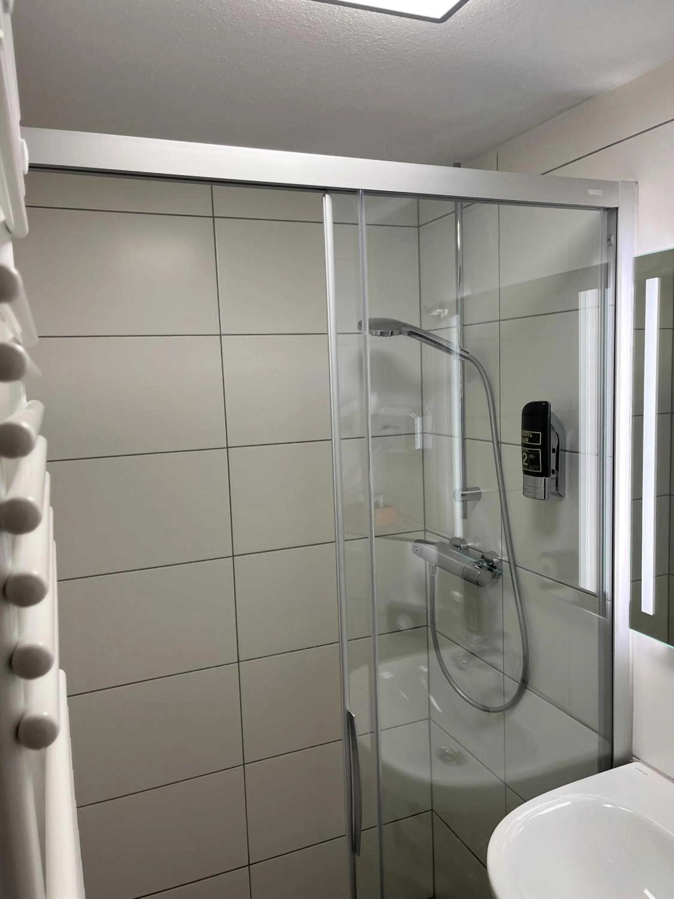 Shower in Gästehaus Forggensee