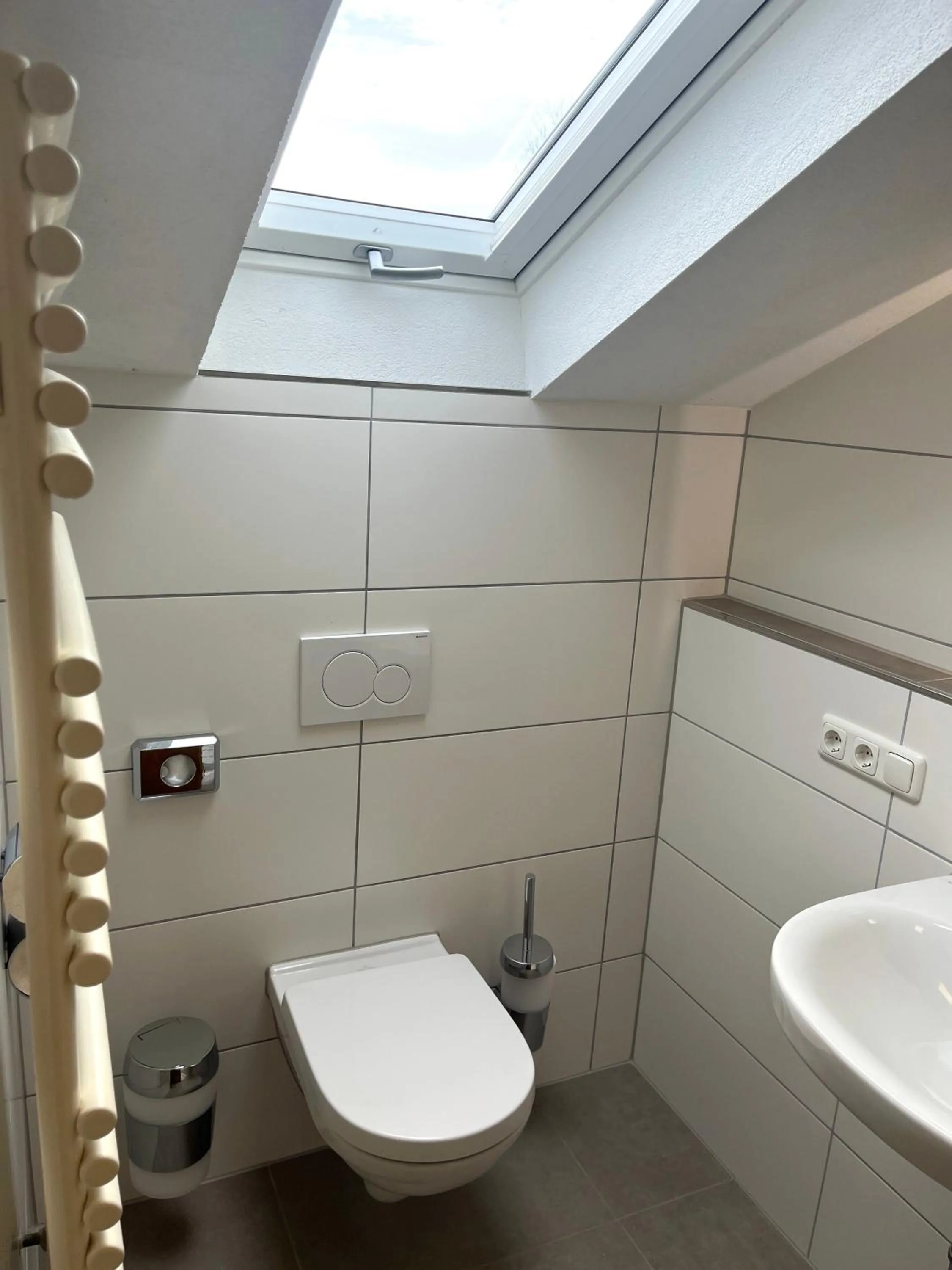 Toilet in Gästehaus Forggensee