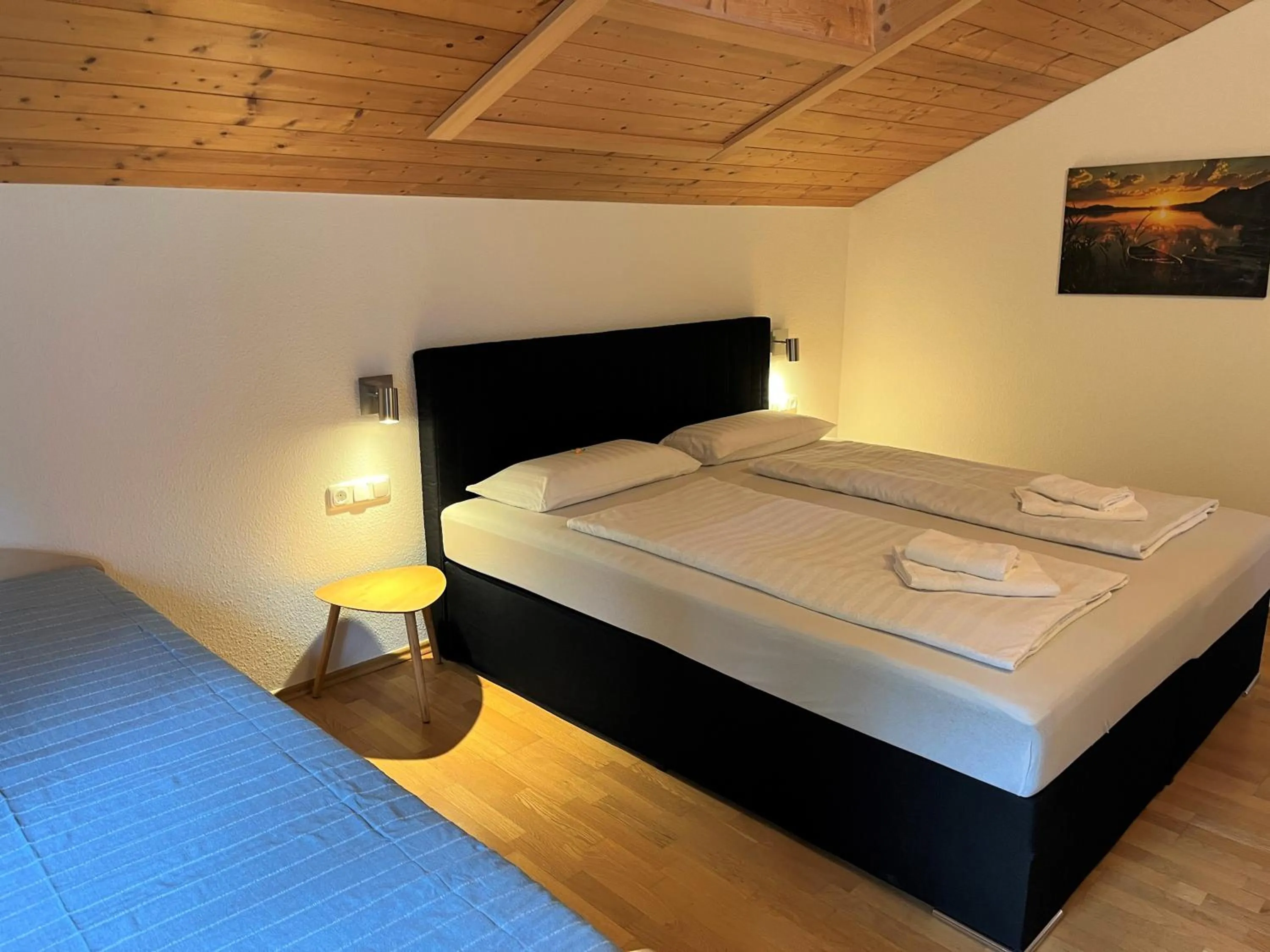 Bed in Gästehaus Forggensee