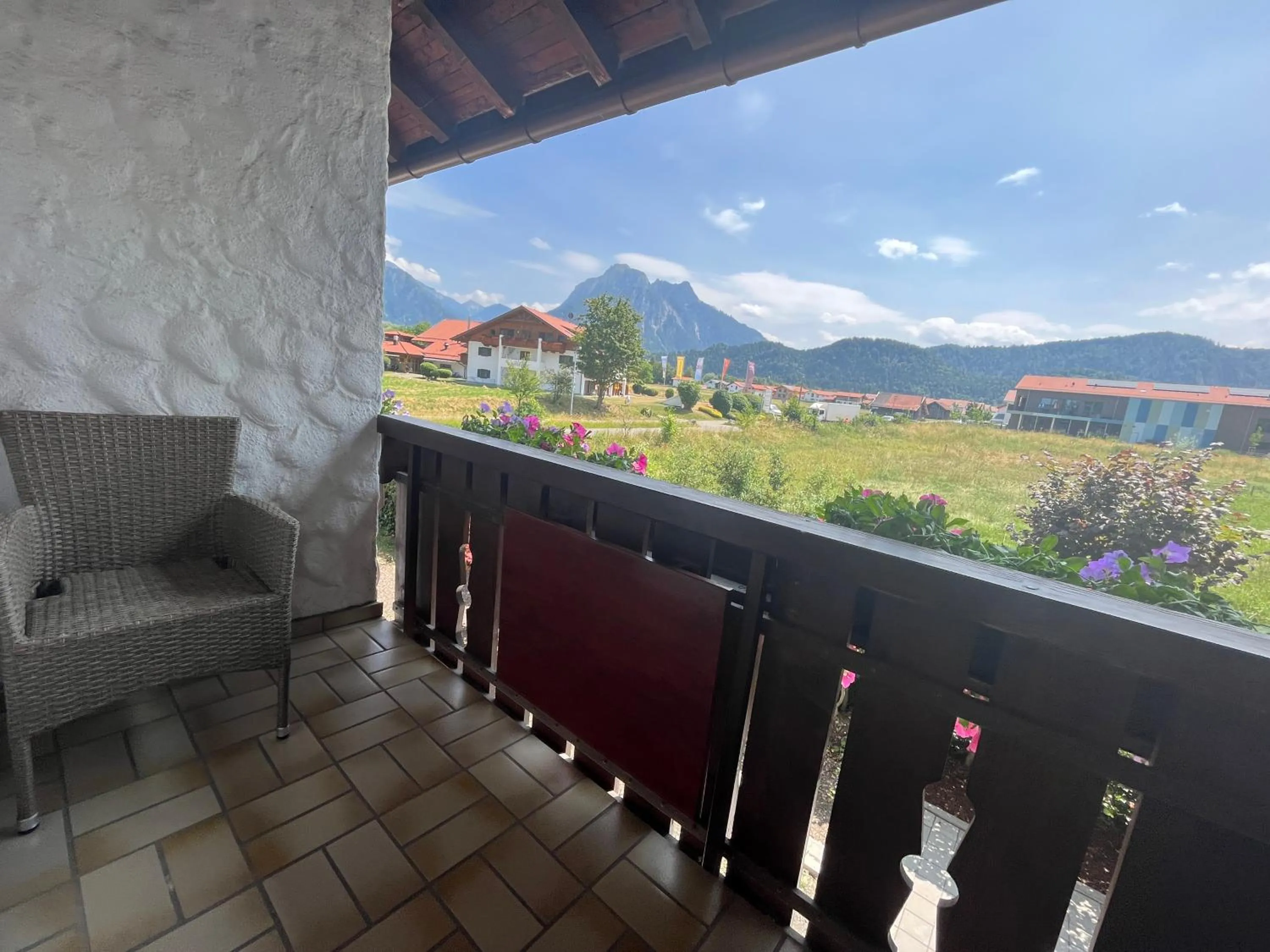 Natural landscape in Gästehaus Forggensee