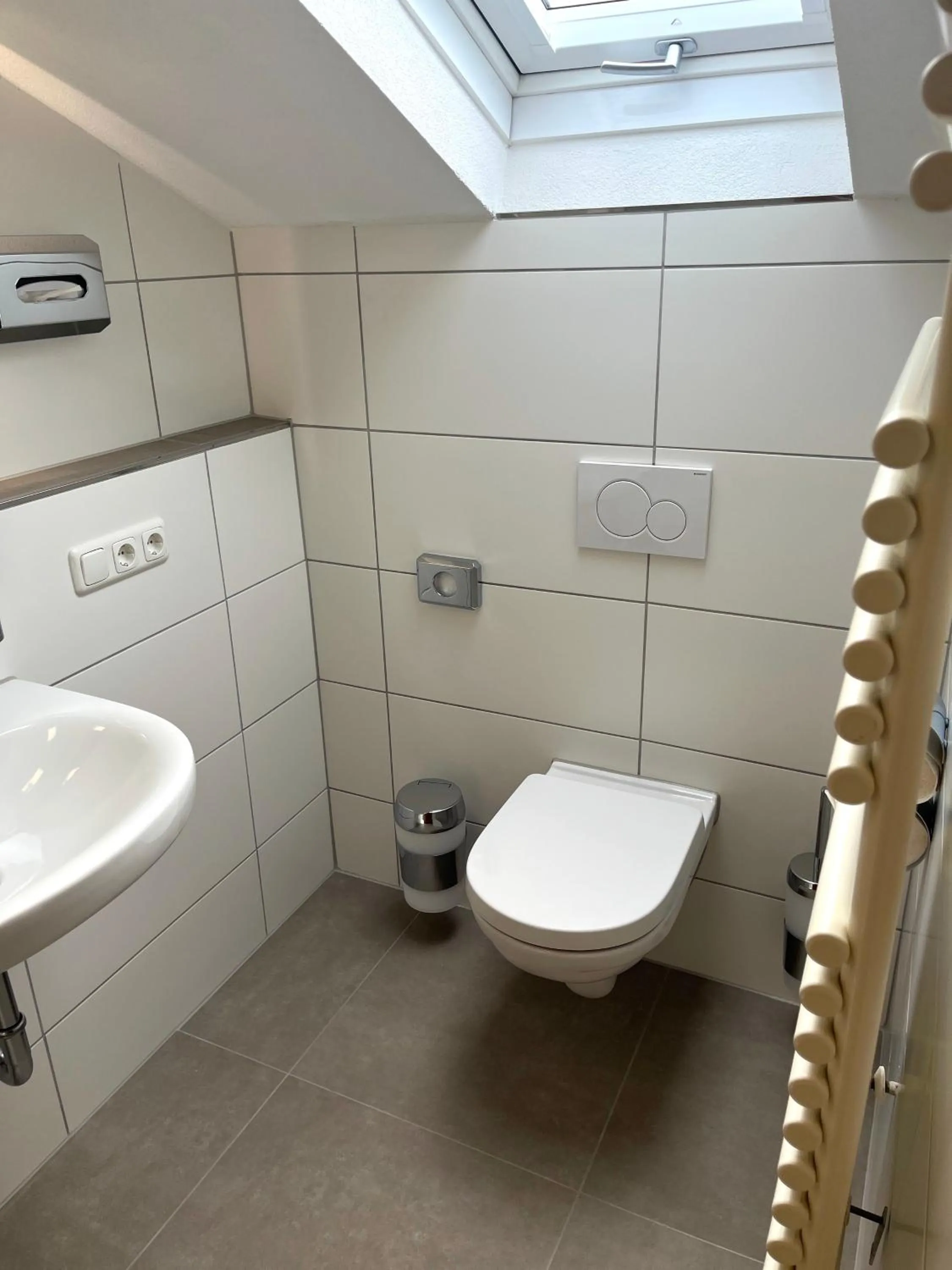 Shower in Gästehaus Forggensee