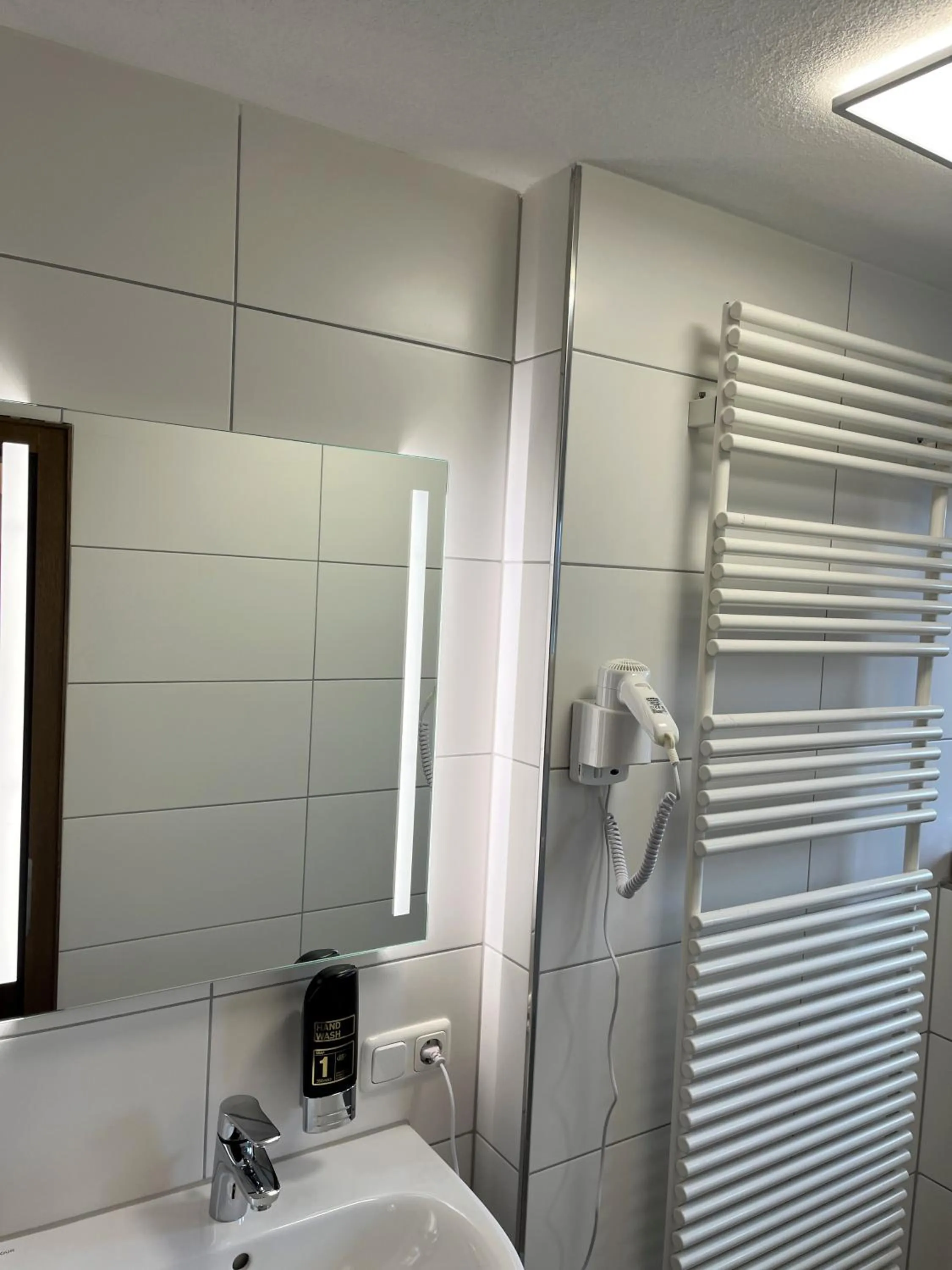 Bathroom in Gästehaus Forggensee