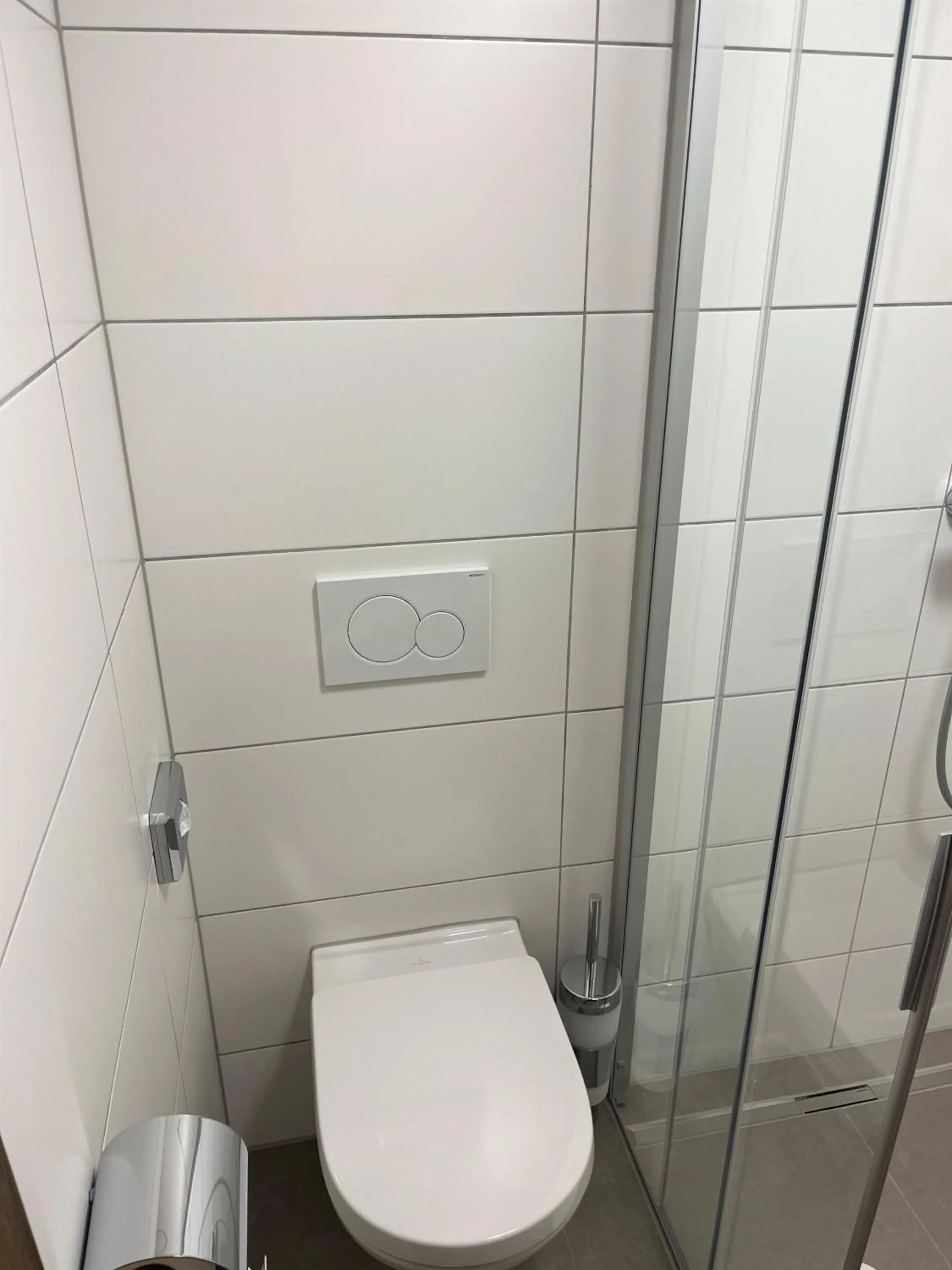 Bathroom in Gästehaus Forggensee