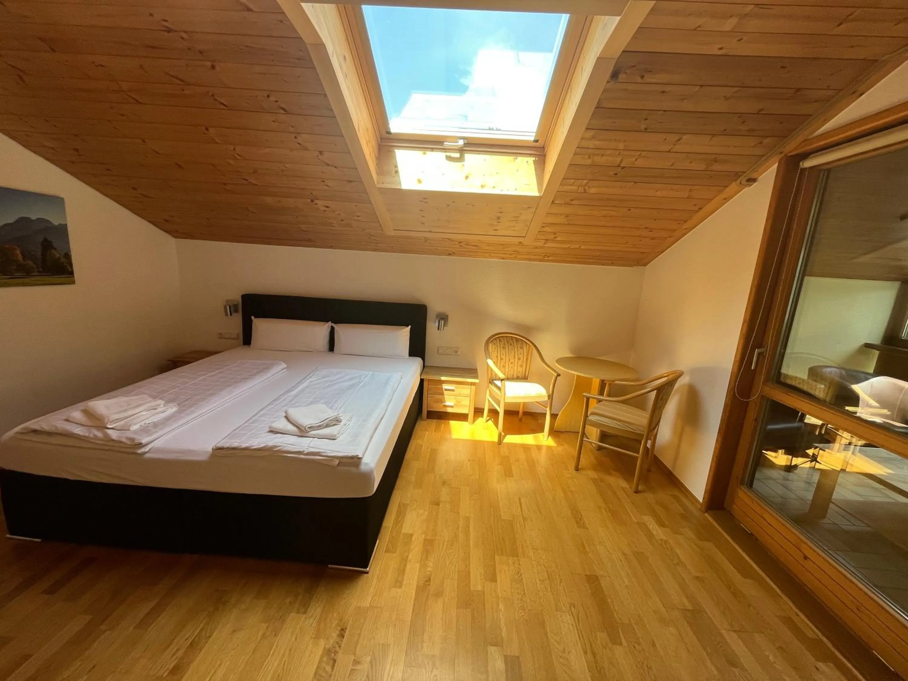 Bed in Gästehaus Forggensee