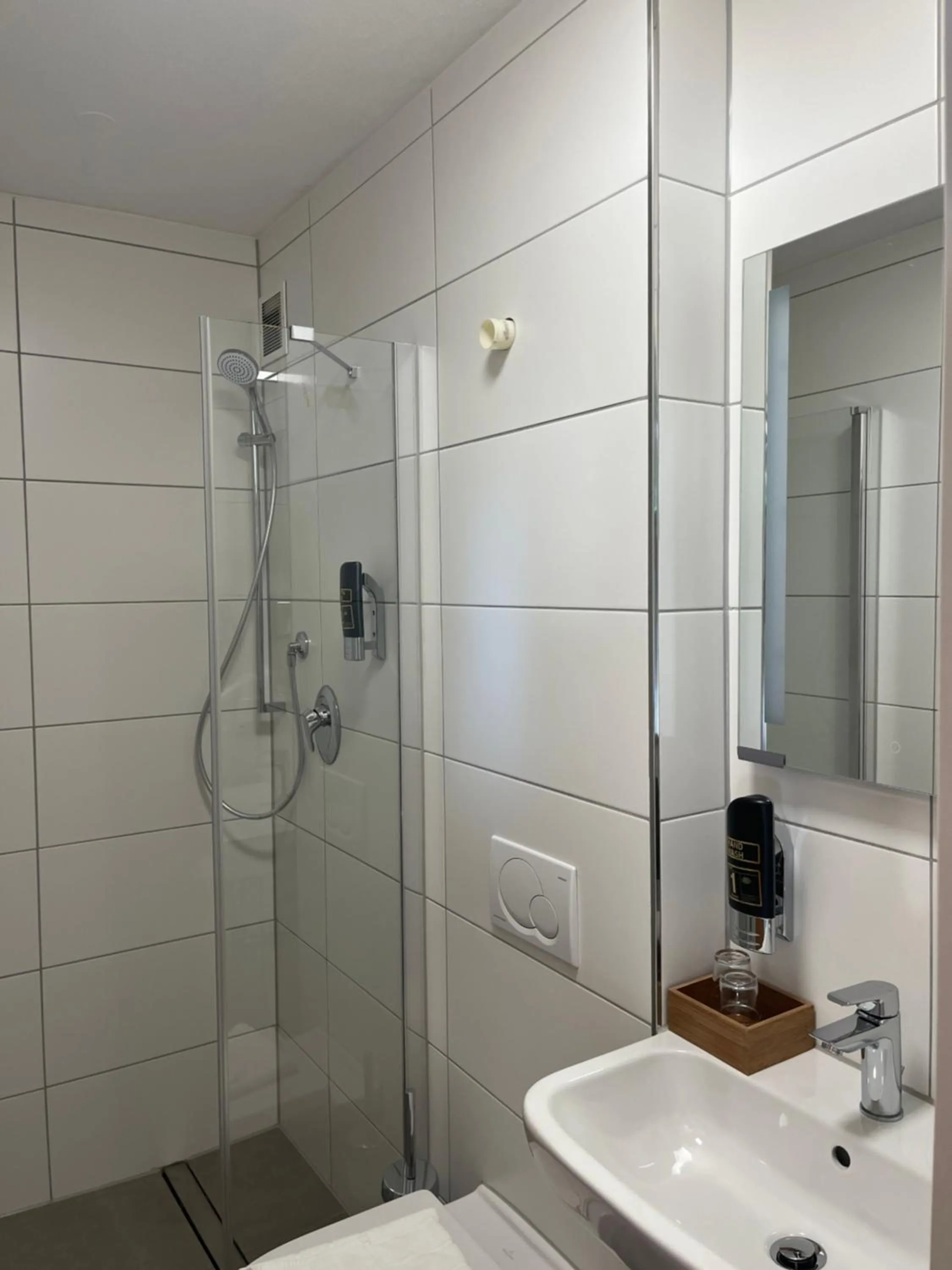 Bathroom in Gästehaus Forggensee