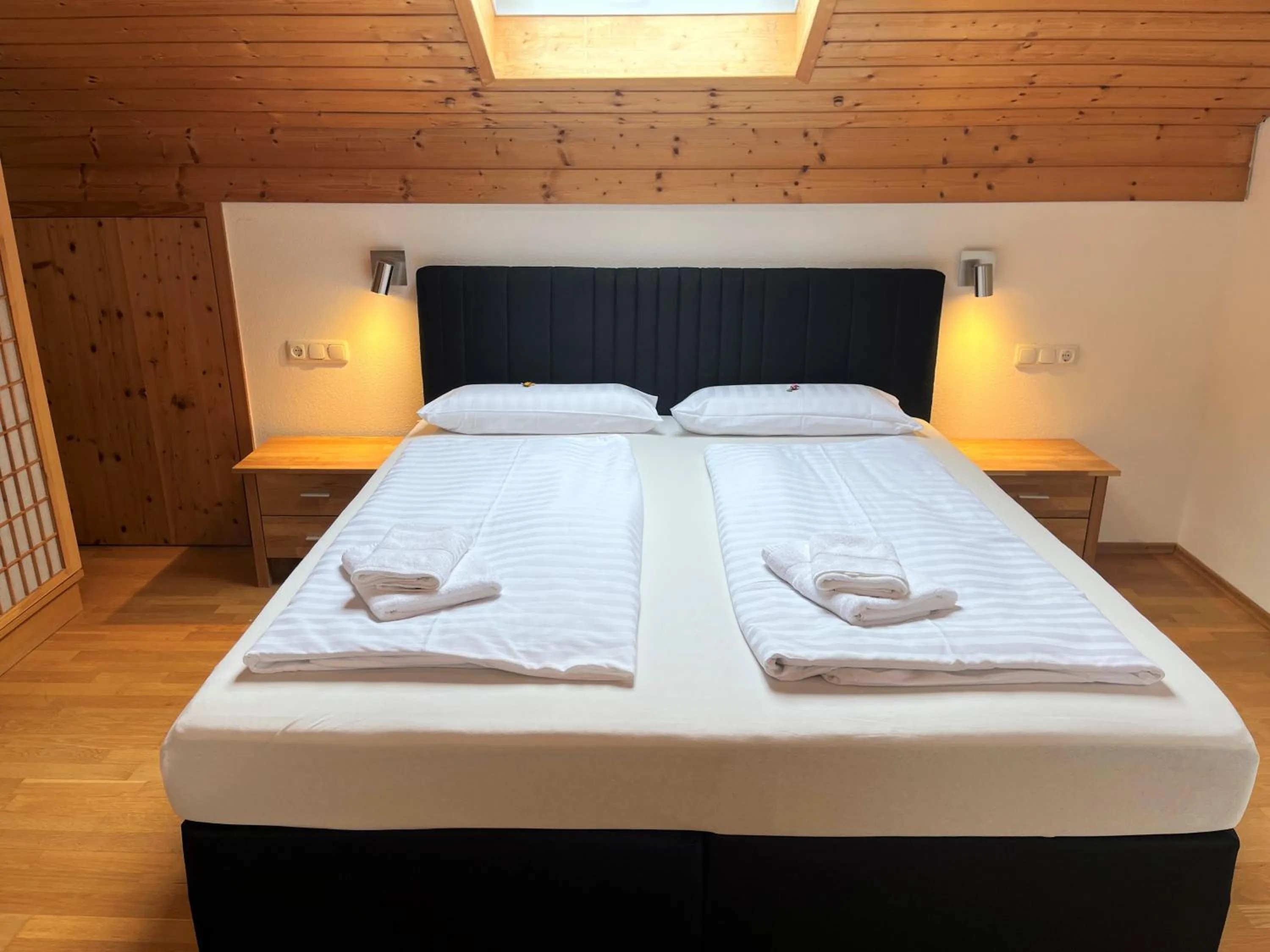 Bed in Gästehaus Forggensee