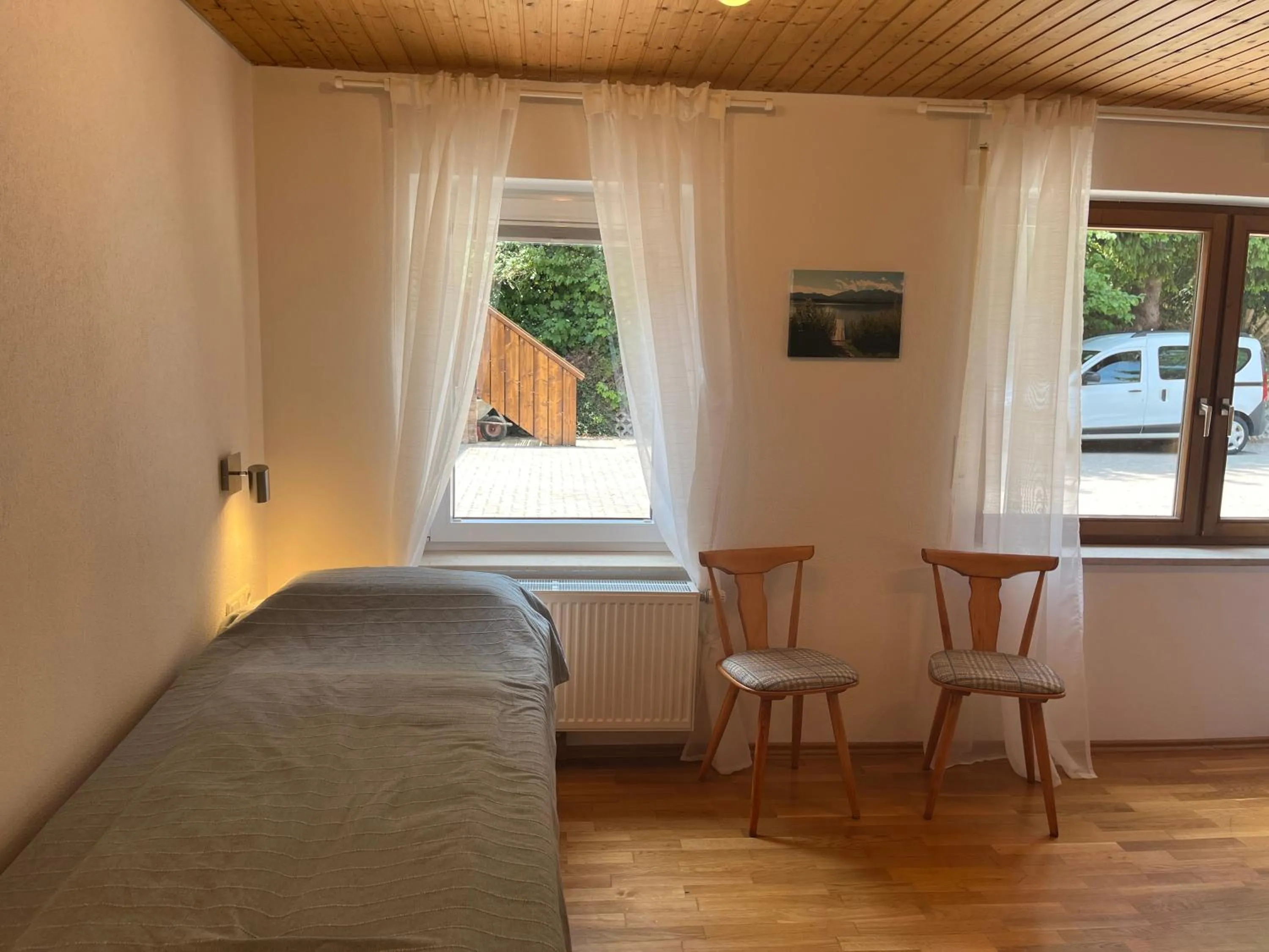 Bed in Gästehaus Forggensee