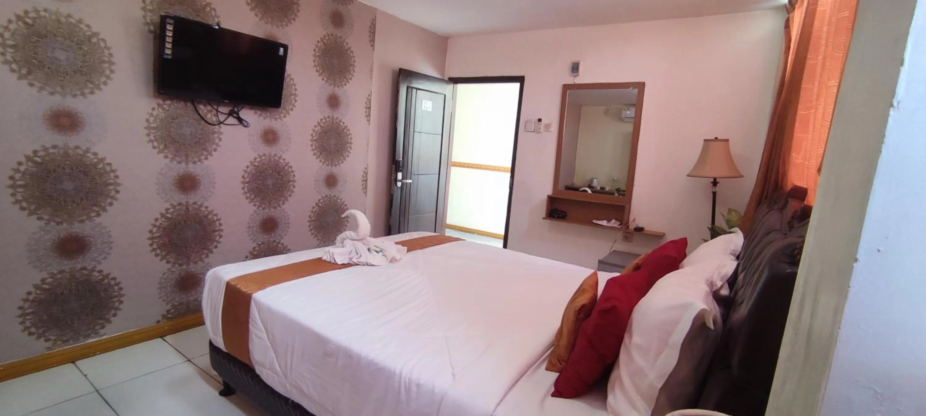 Bed in Votel Hotel De'Pratnya Kediri