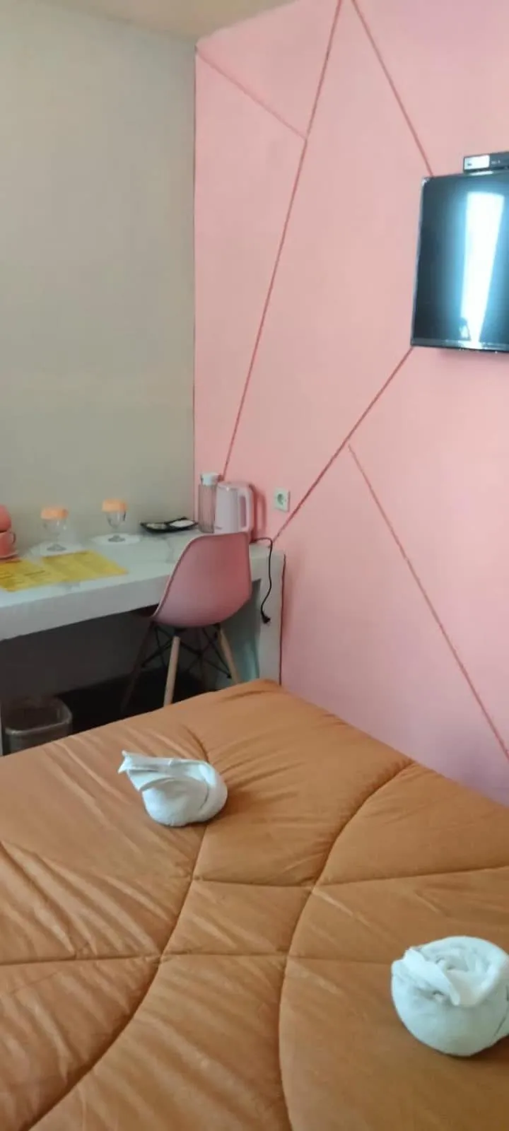 Bed in Votel Hotel De'Pratnya Kediri