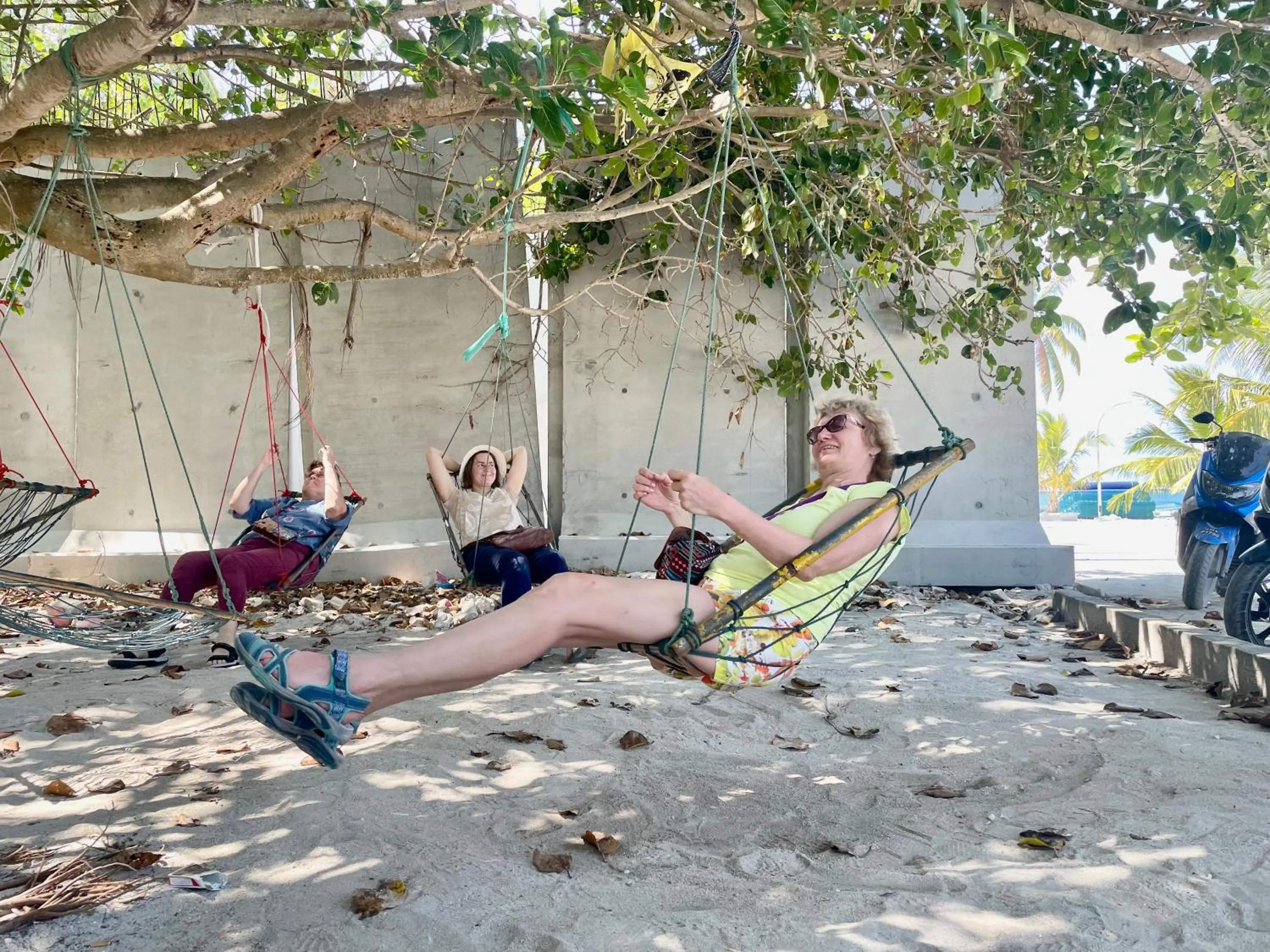 People in Thoddoo Island Life