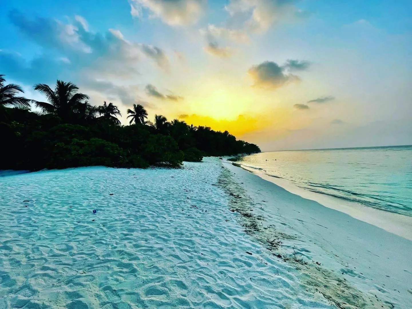 Natural landscape in Thoddoo Island Life