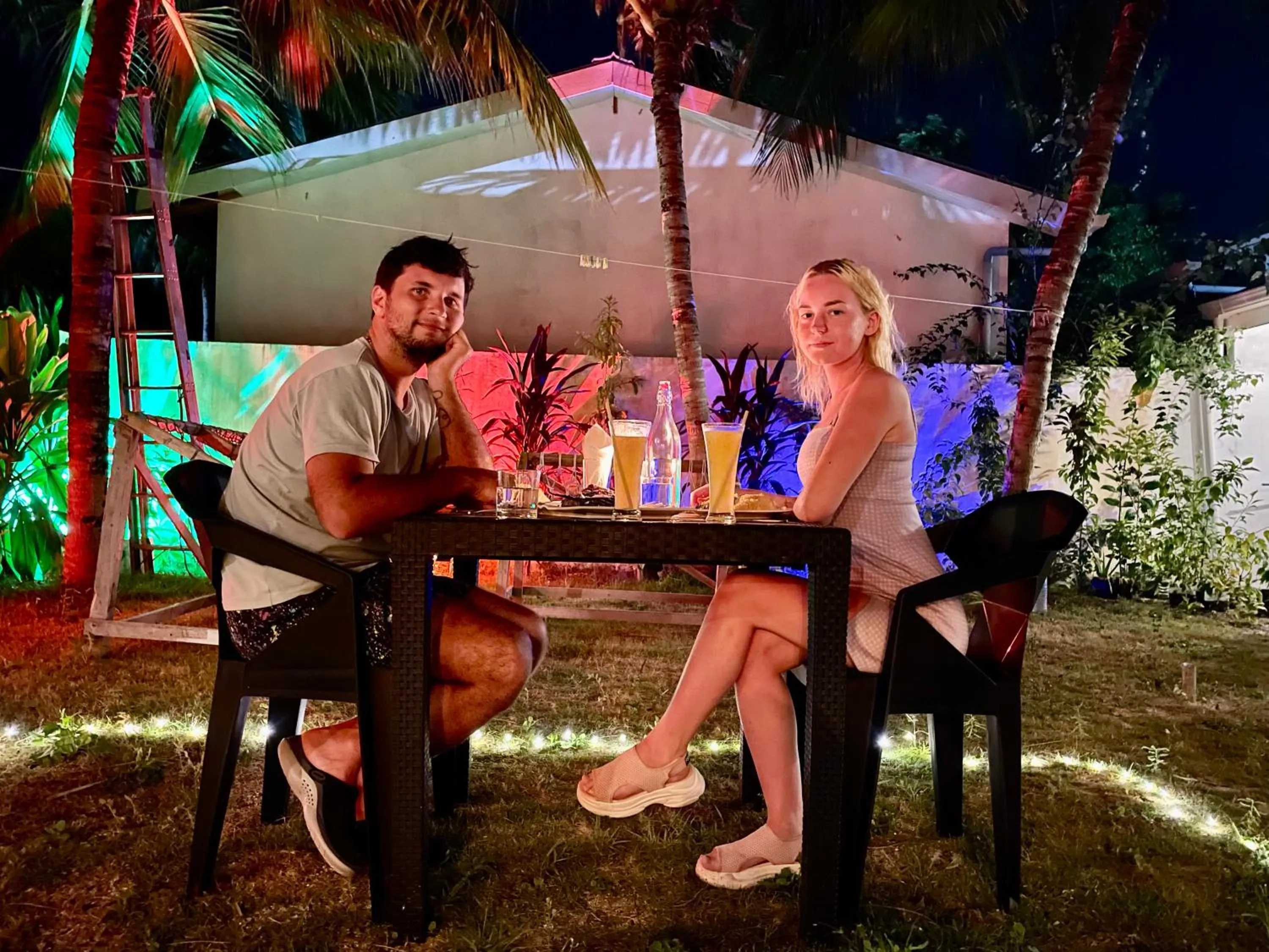 Night in Thoddoo Island Life