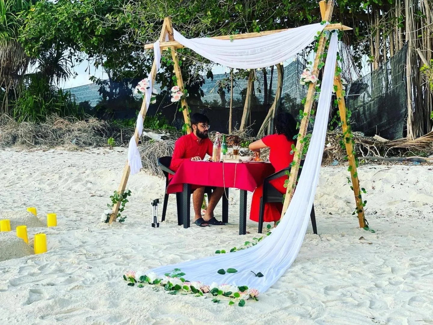 People in Thoddoo Island Life