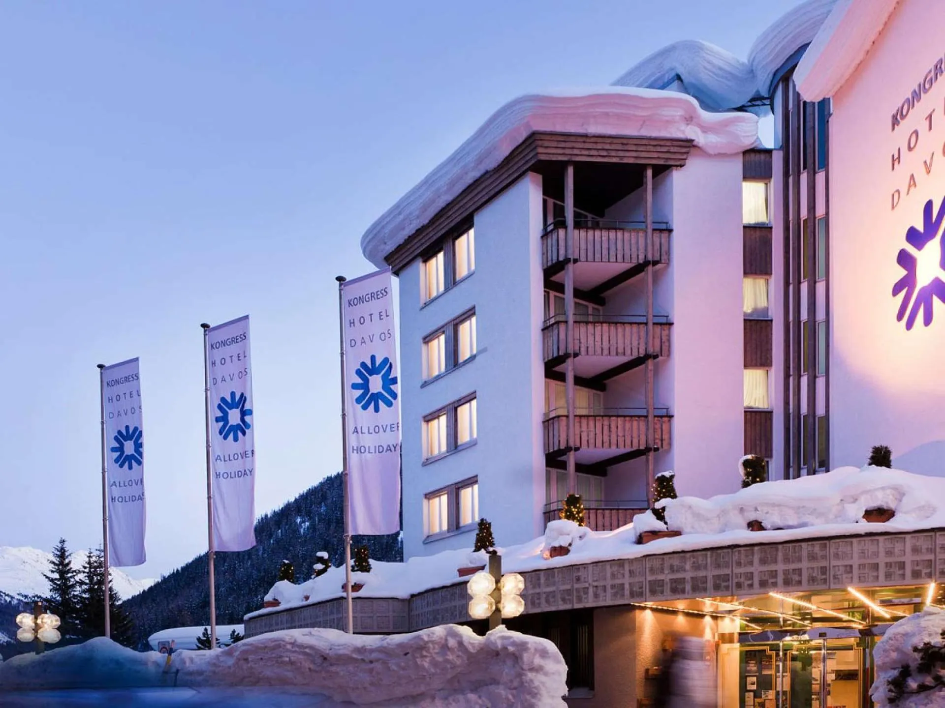 Property building in Kongress Hotel Davos