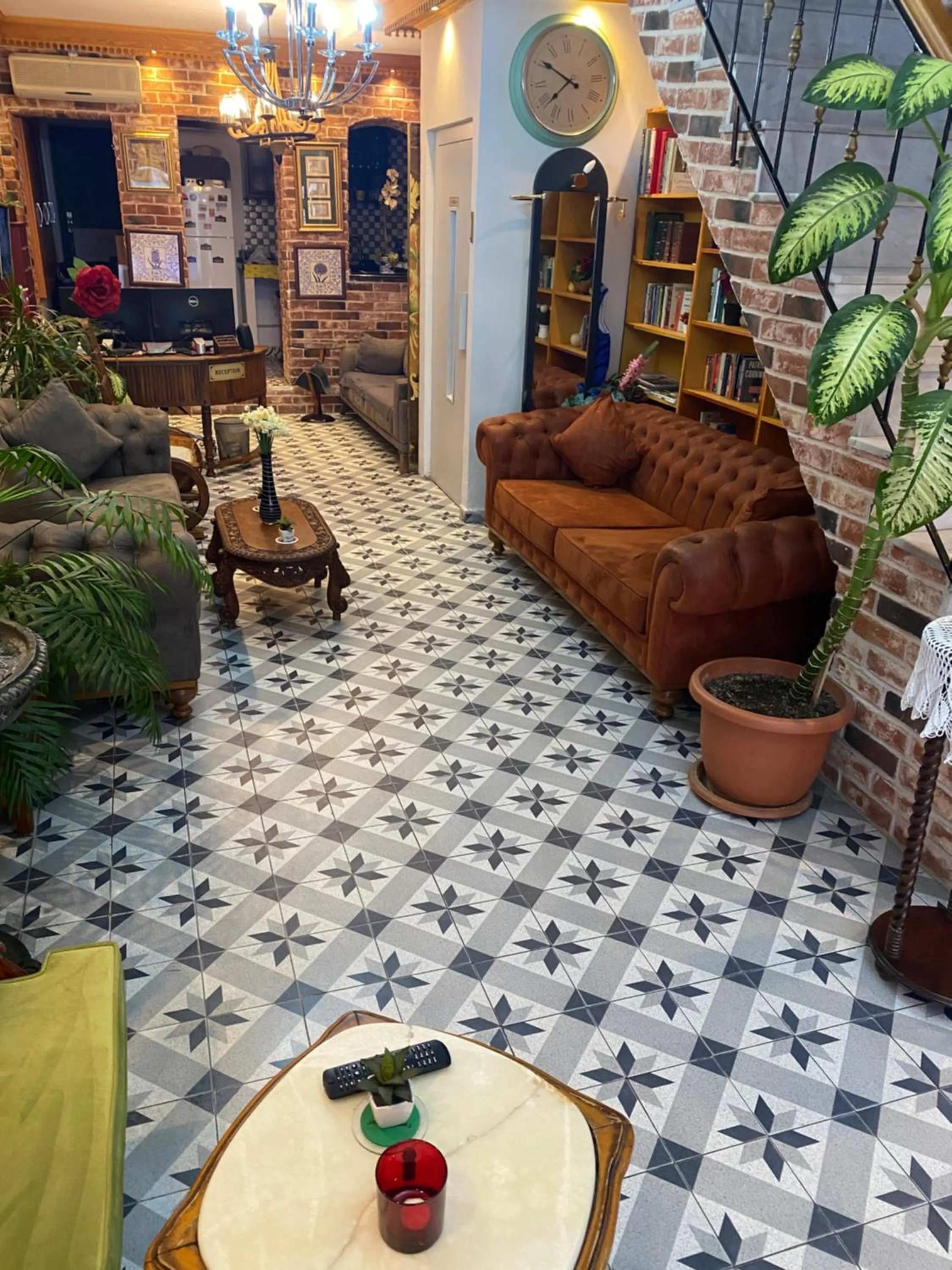 Seating area in Bosphorus Bridge