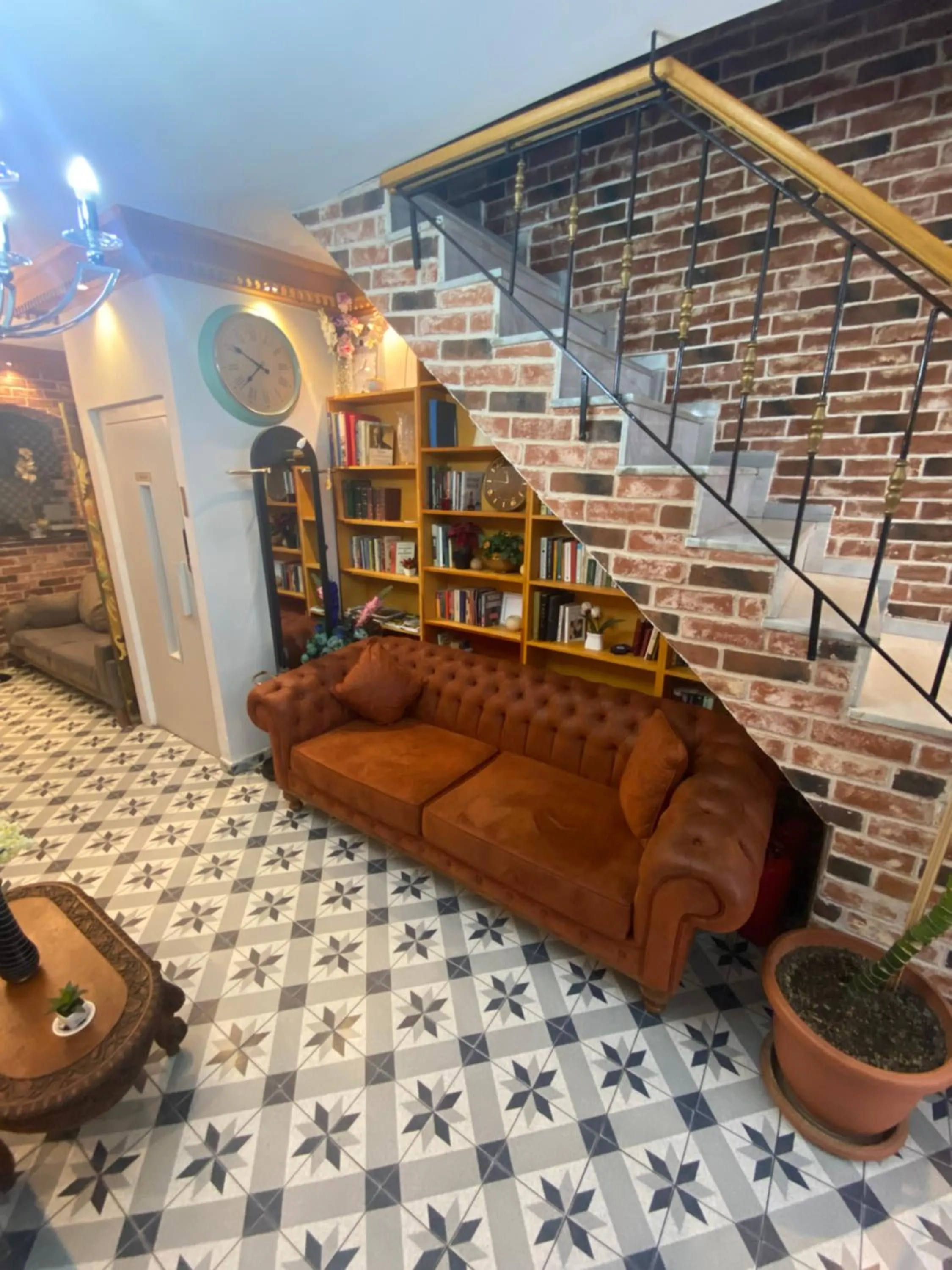 Seating area in Bosphorus Bridge