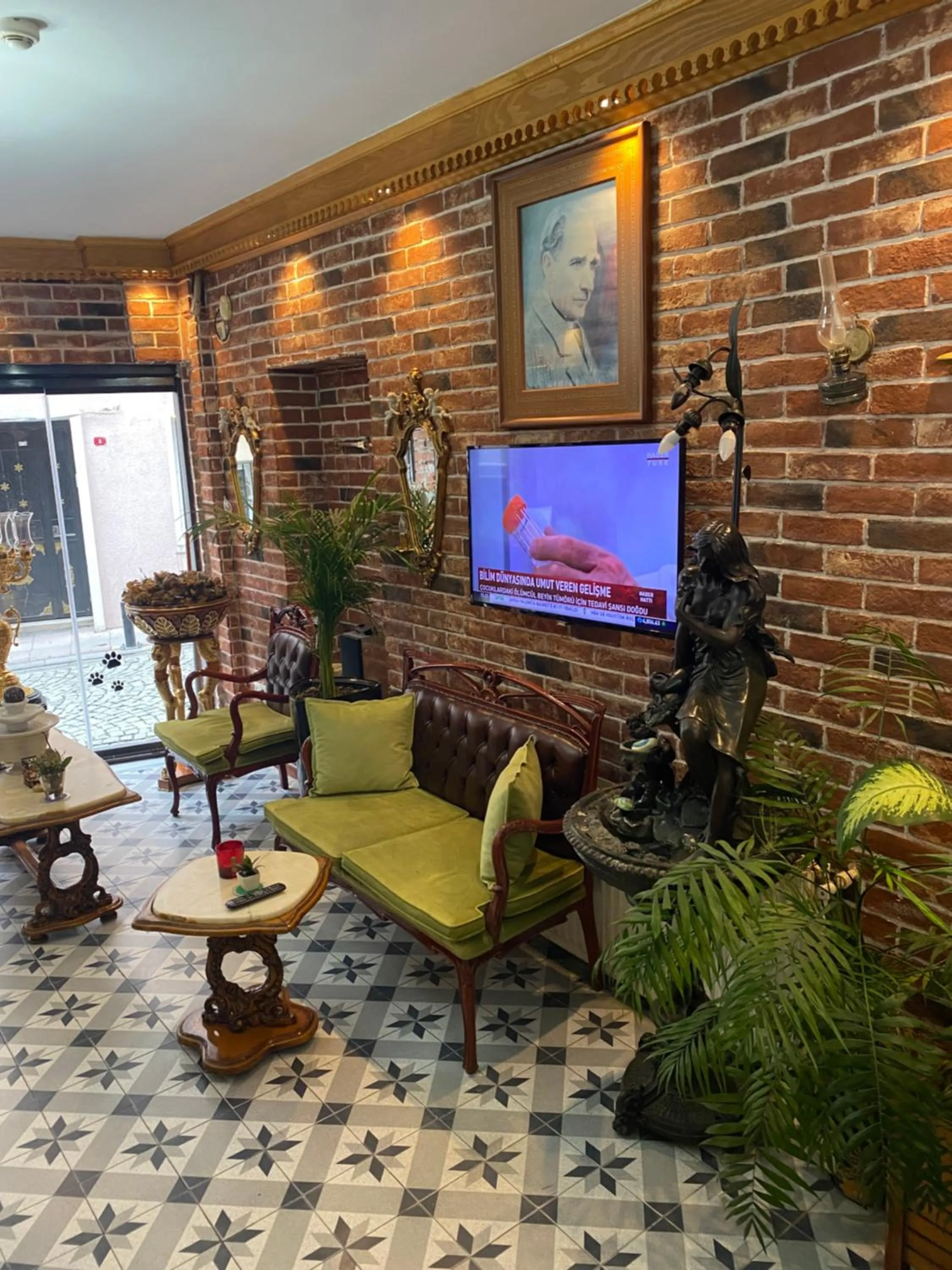 Seating area in Bosphorus Bridge