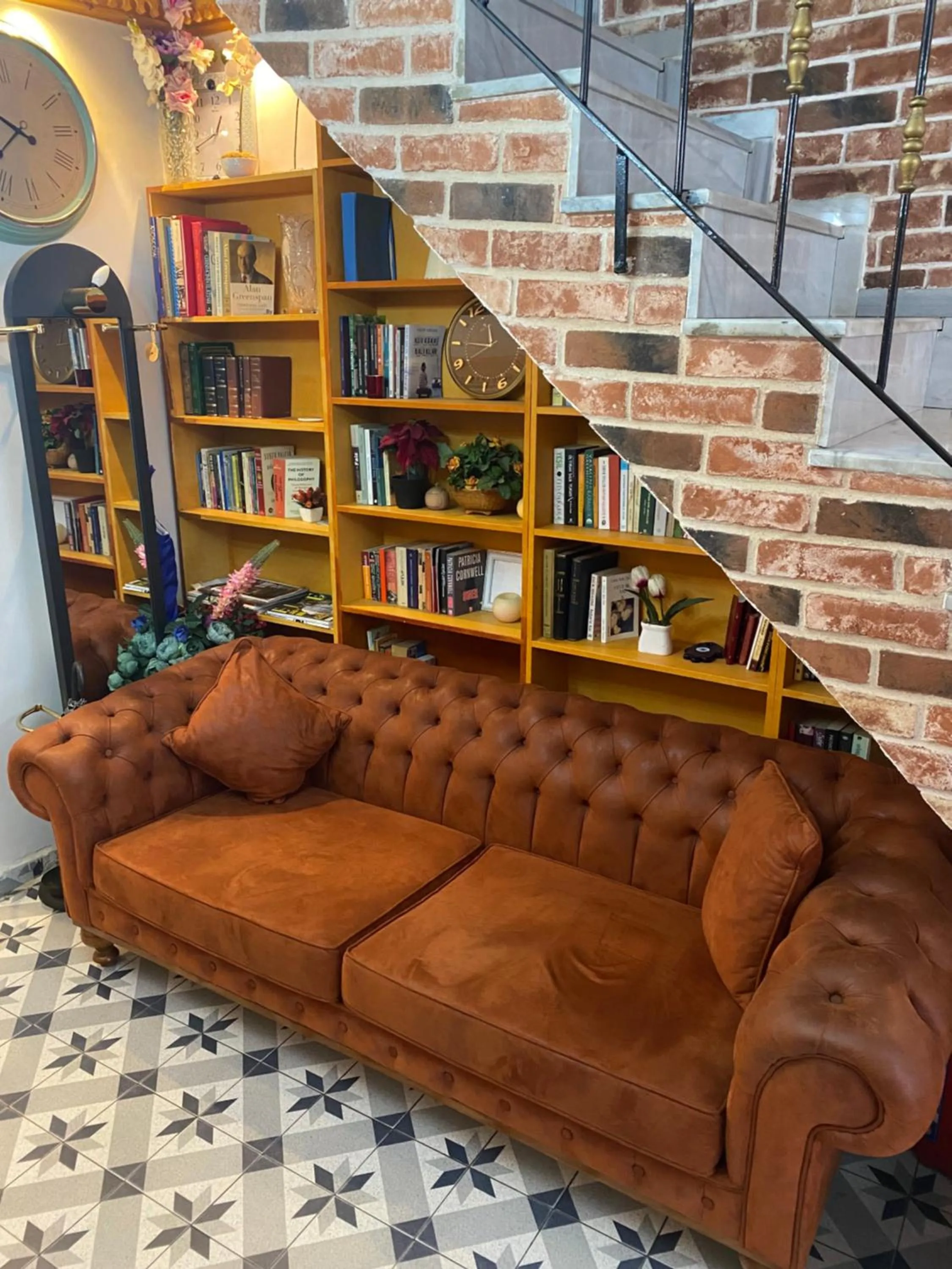 Seating area in Bosphorus Bridge