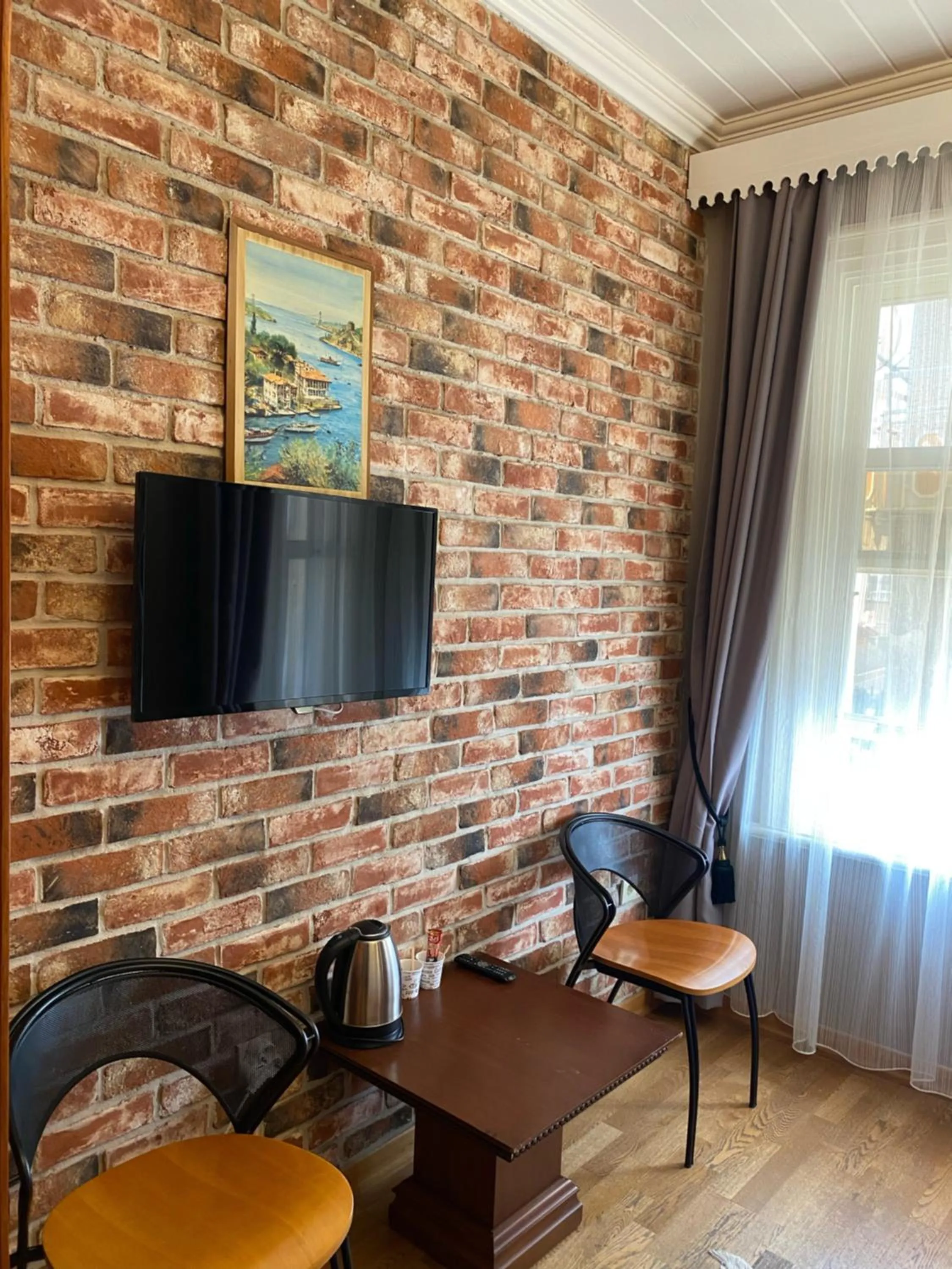 Seating area in Bosphorus Bridge