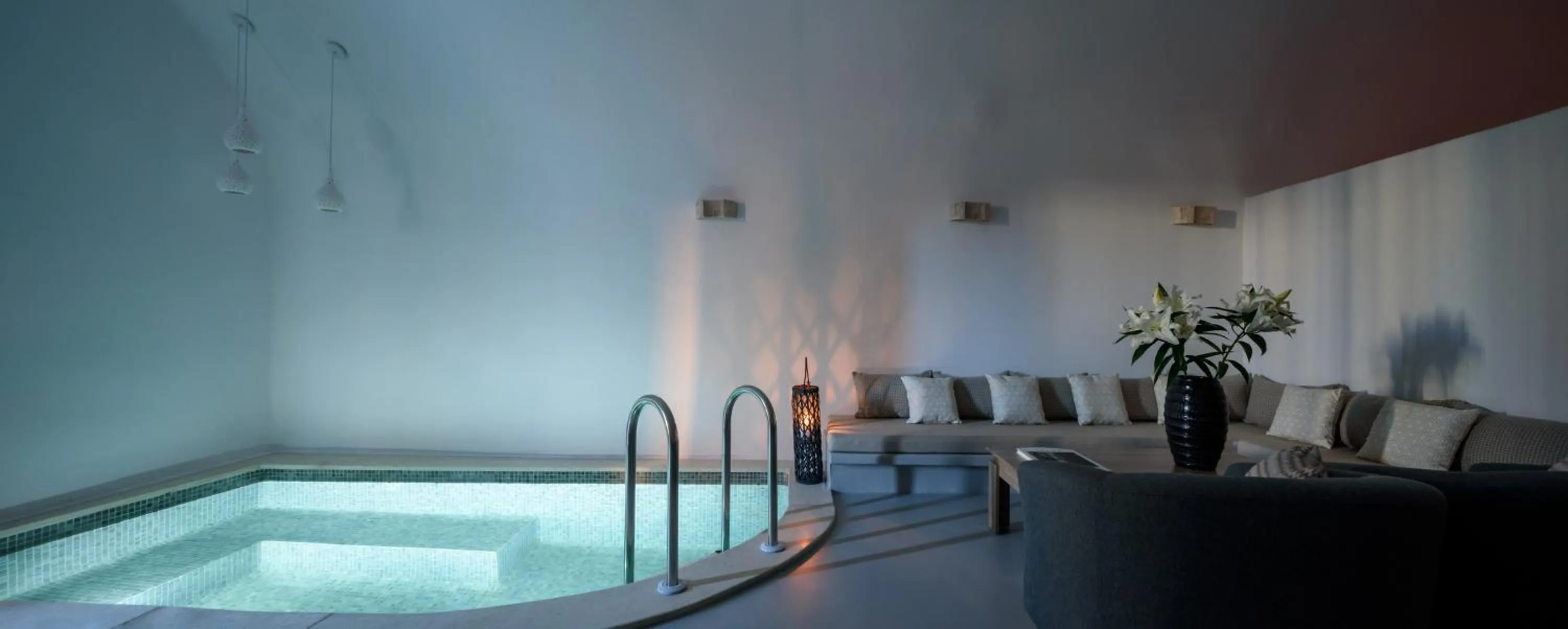 Living room in White Dream Suites