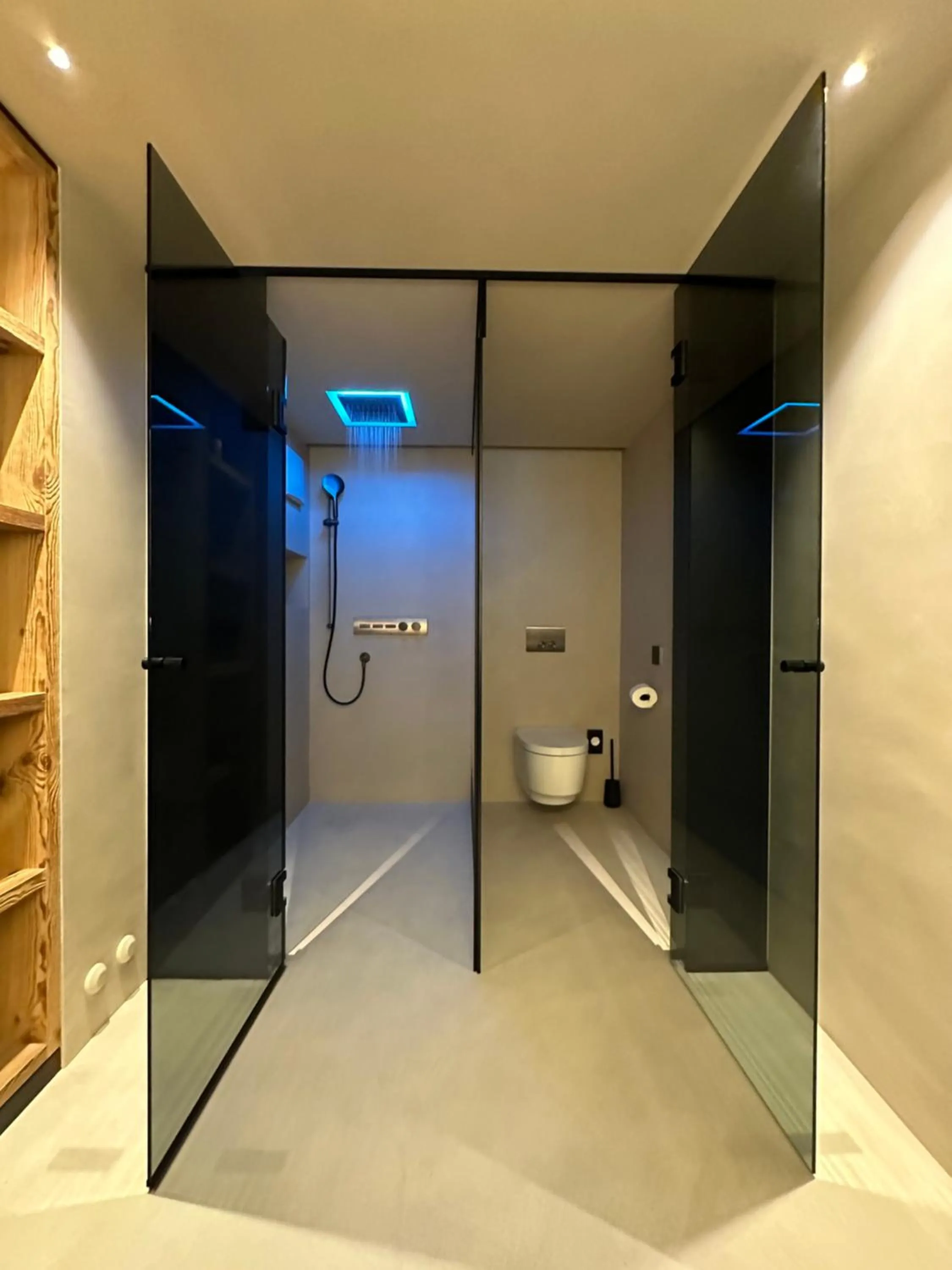 Shower in Hotel Bellerive