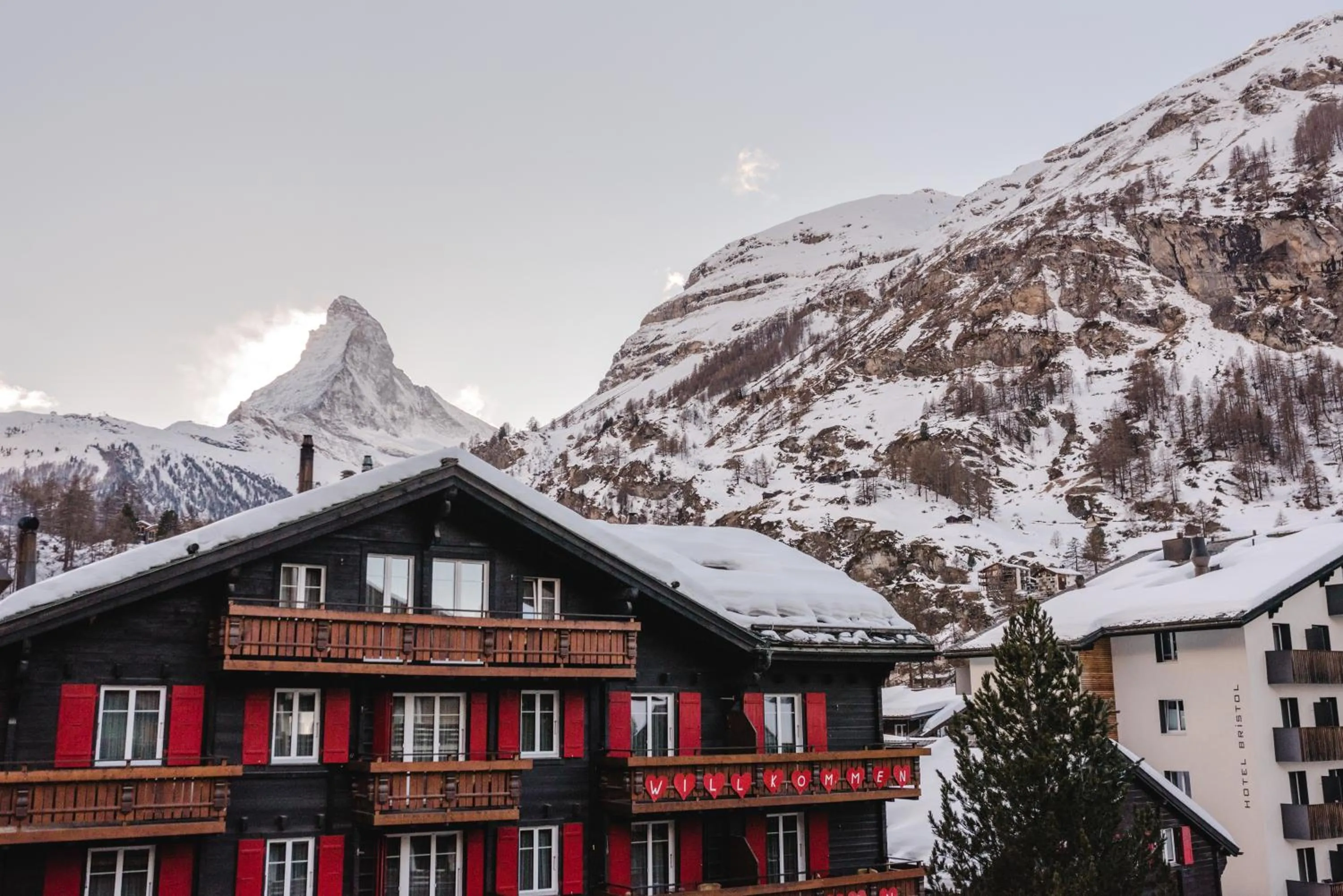 Mountain view in Hotel Bellerive