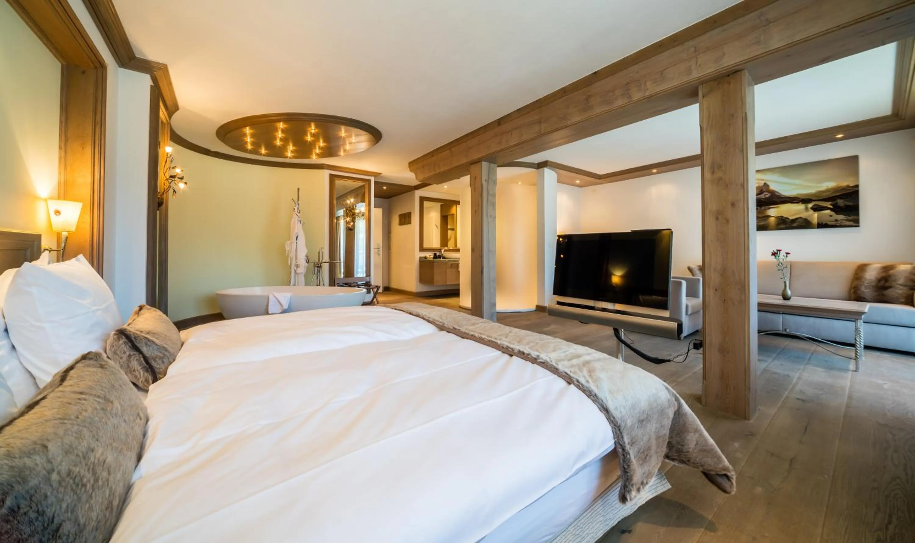 Bedroom, Bed in Hotel Bellerive