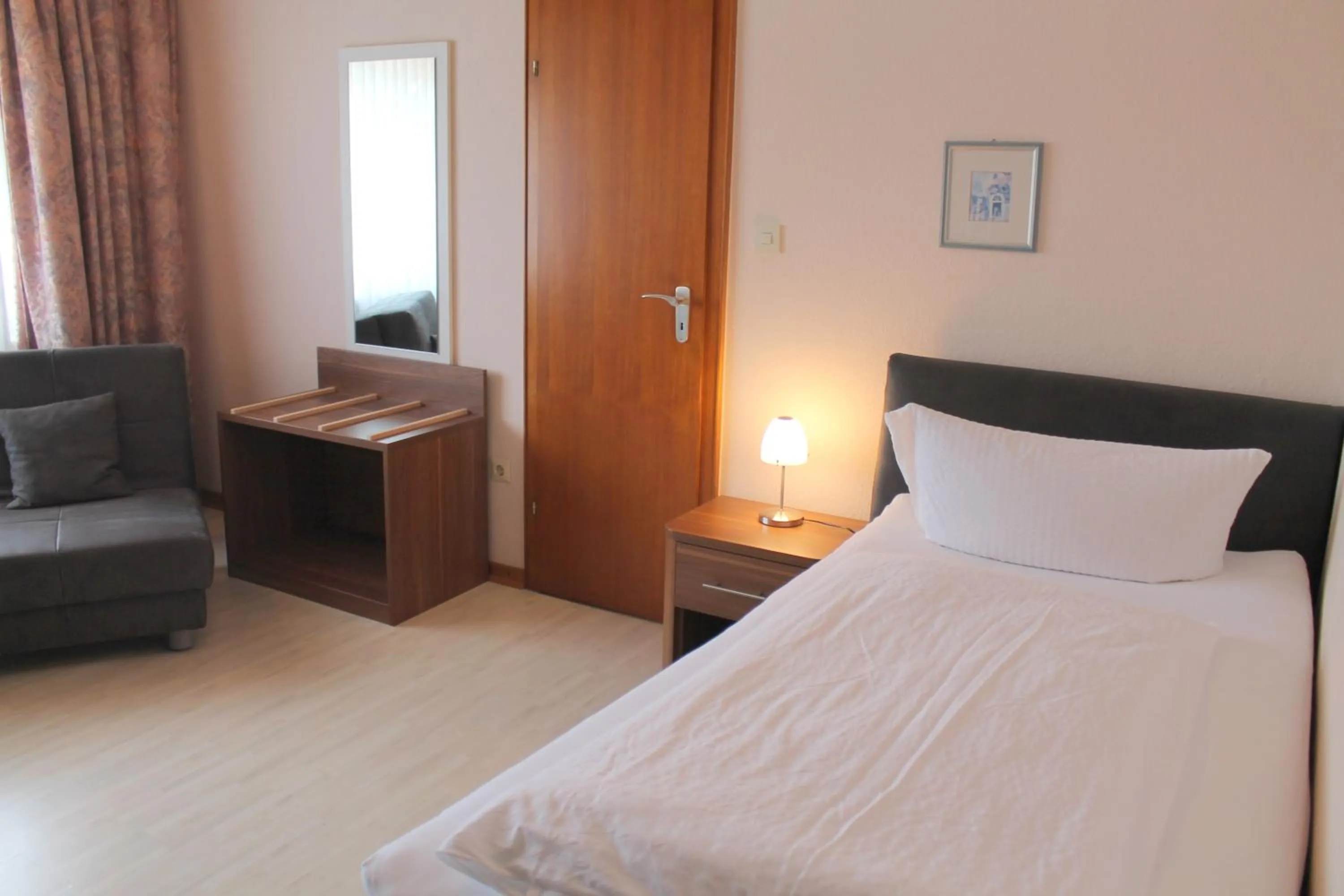 Decorative detail, Bed in Haus Kastanienhof