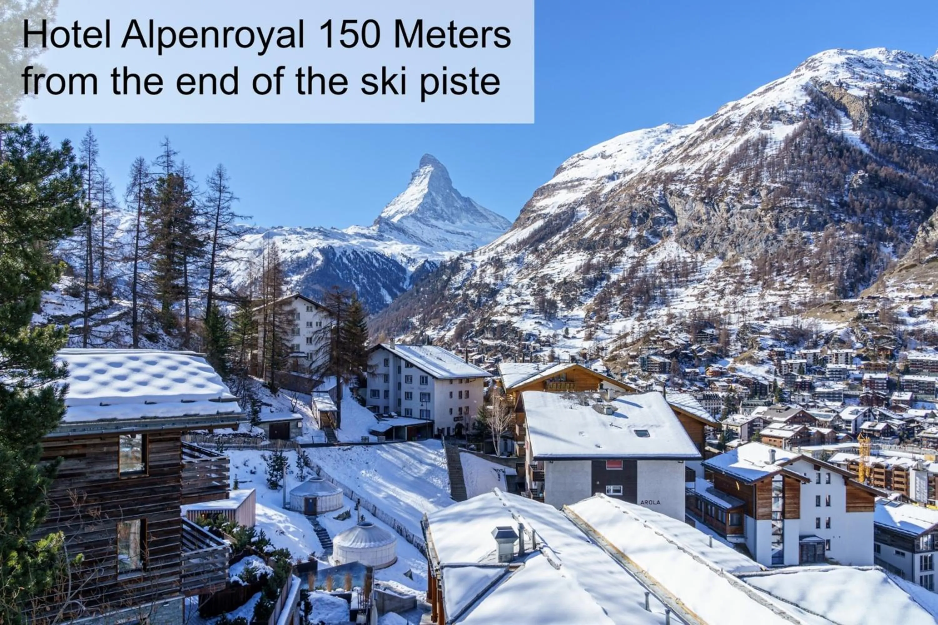 View (from property/room) in Hotel Alpenroyal