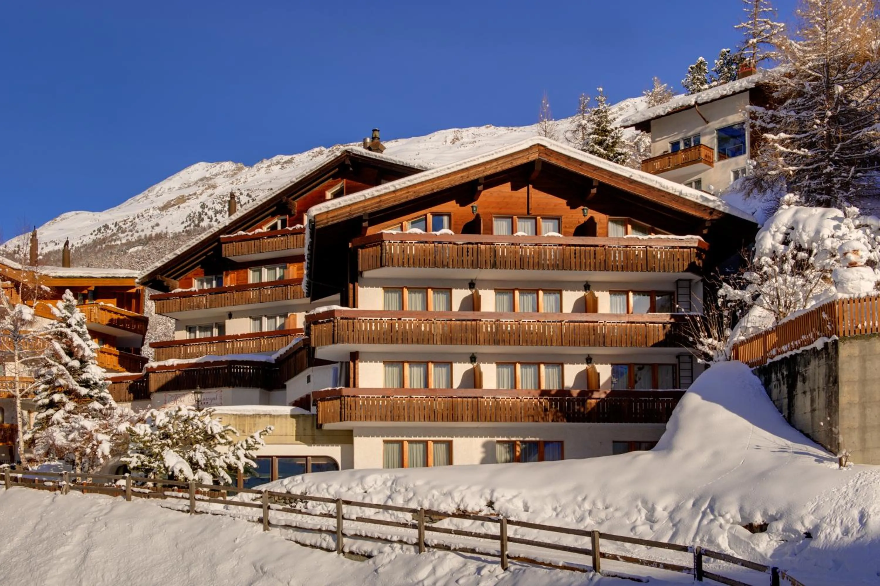Property building in Hotel Alpenroyal