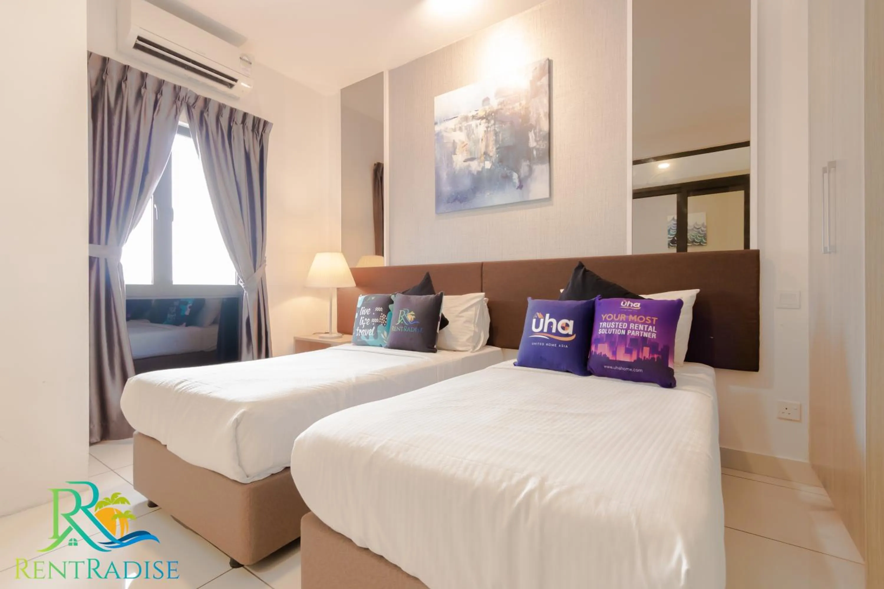 Bedroom, Bed in 1 Tebrau Residences By RR JBcity