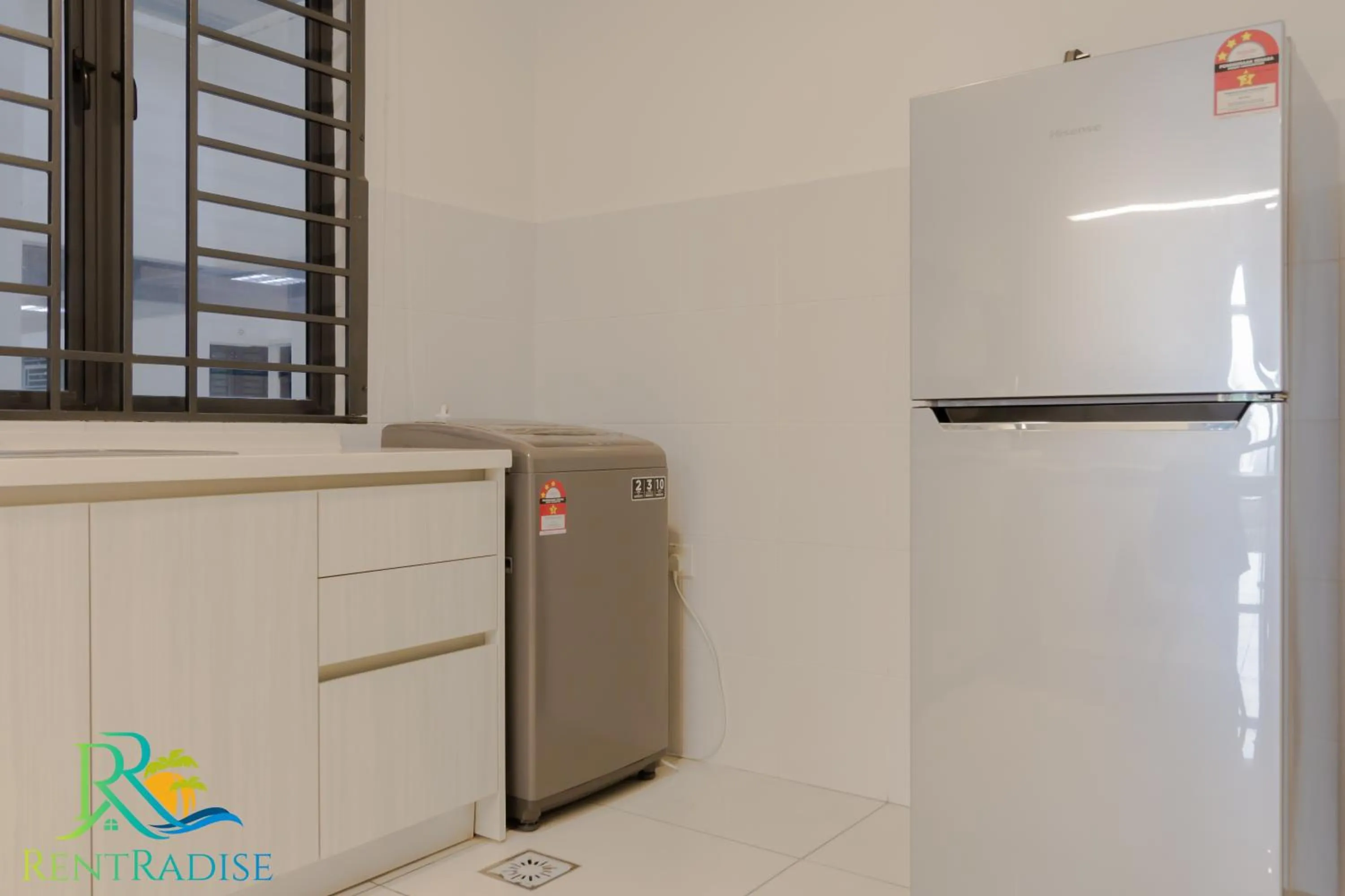 washing machine in 1 Tebrau Residences By RR JBcity