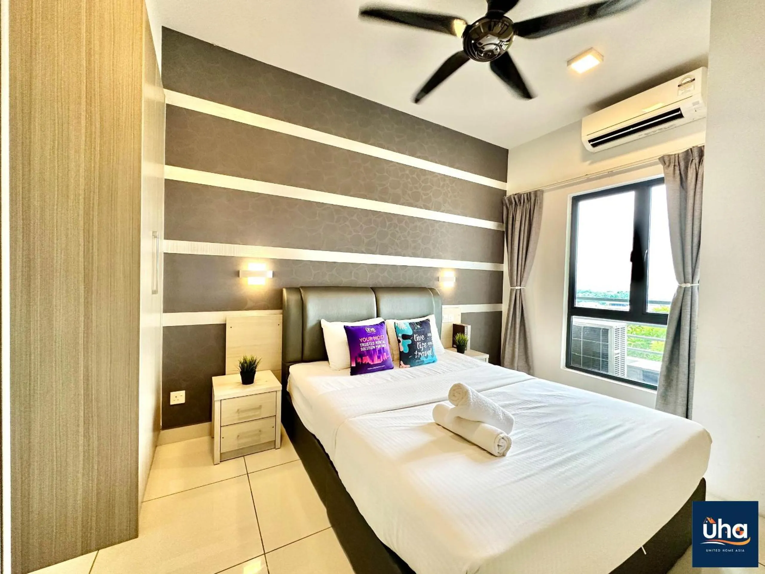 Bedroom, Bed in 1 Tebrau Residences By RR JBcity