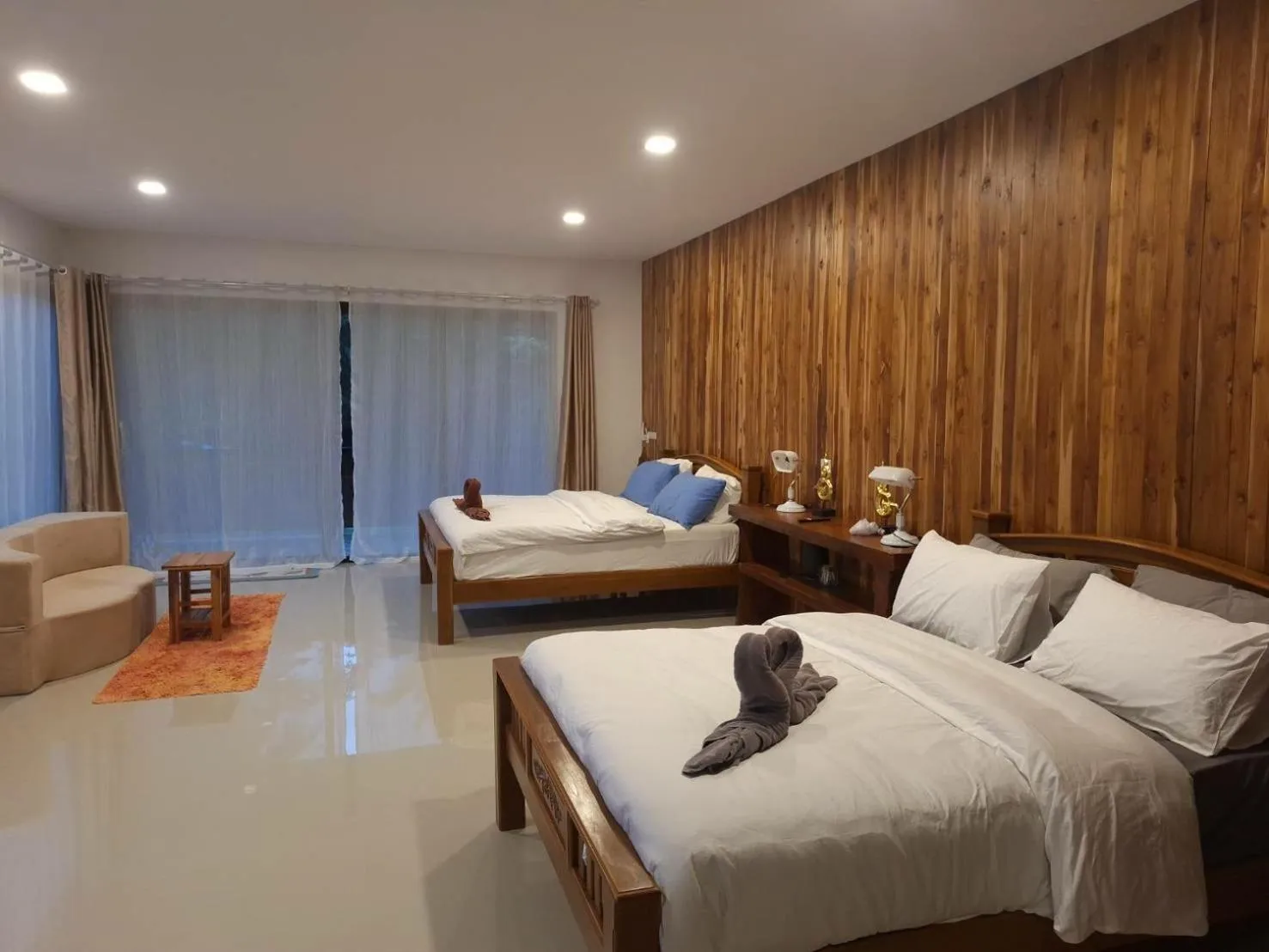 Bed in Kuba Bungalows