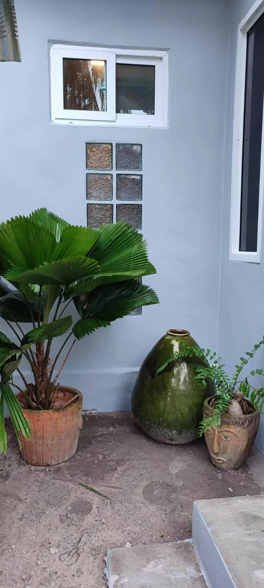 Garden view in Kuba Bungalows