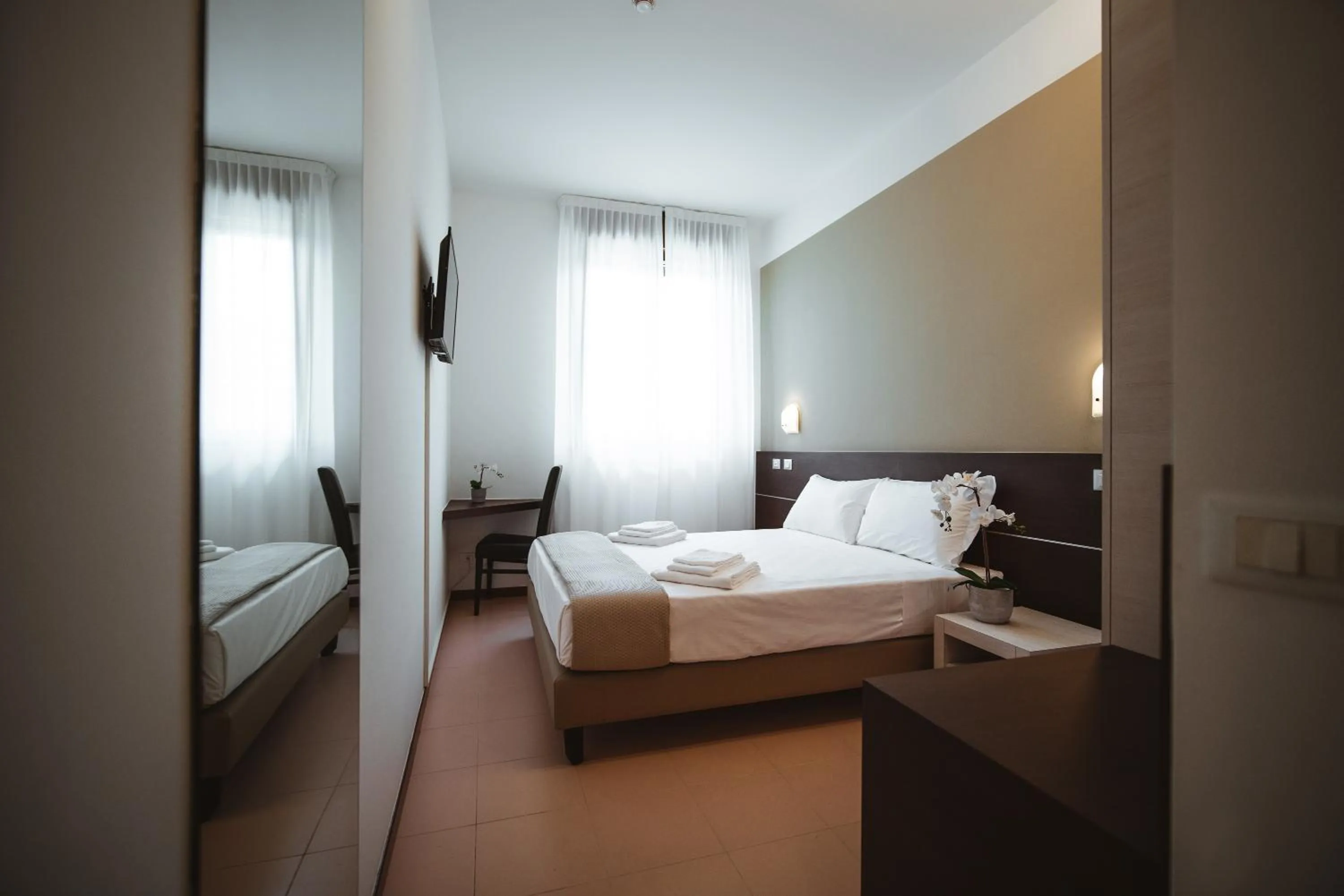 Bed in Albergo Commercio